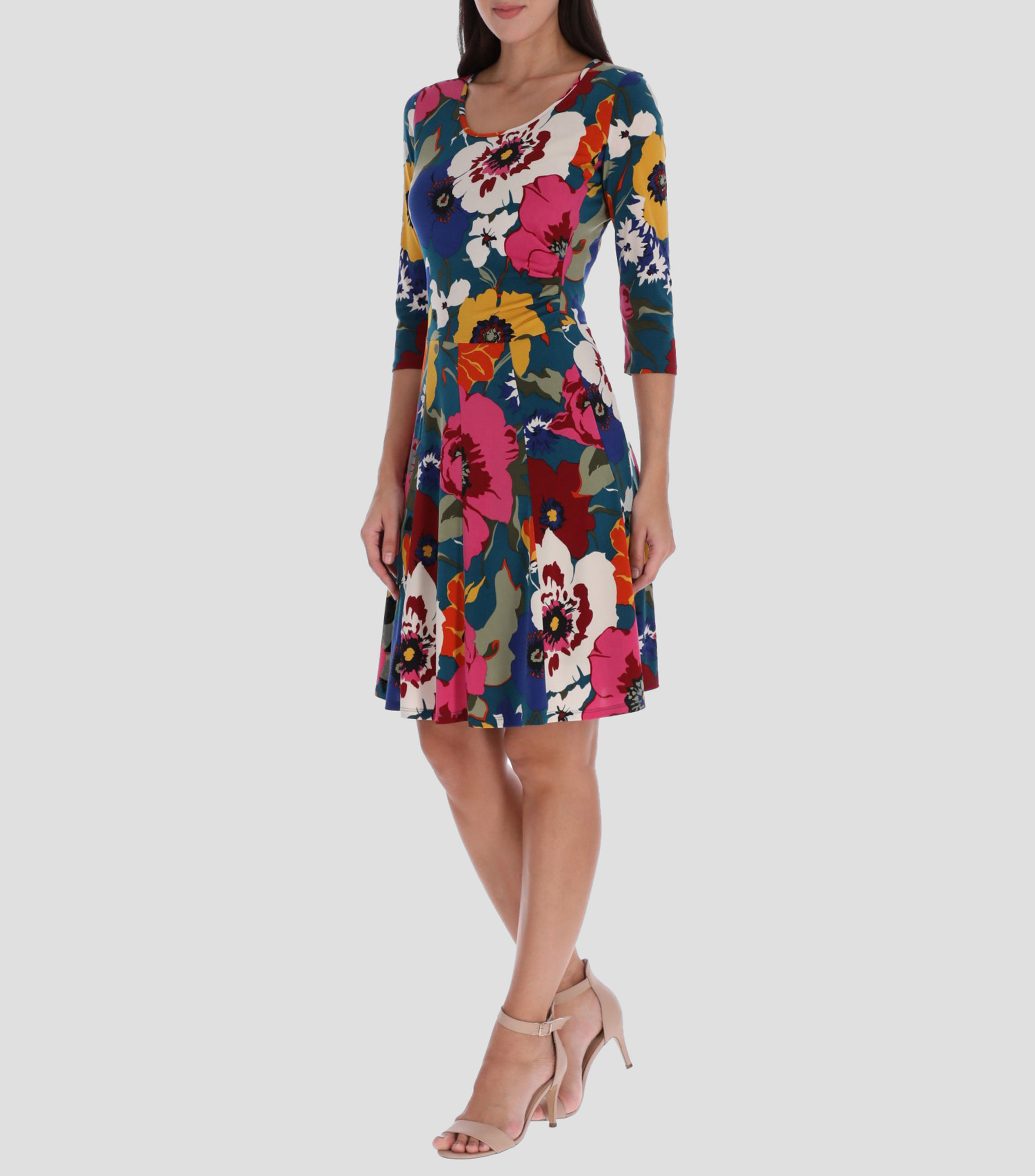 Vestido mini estampado Mujer
