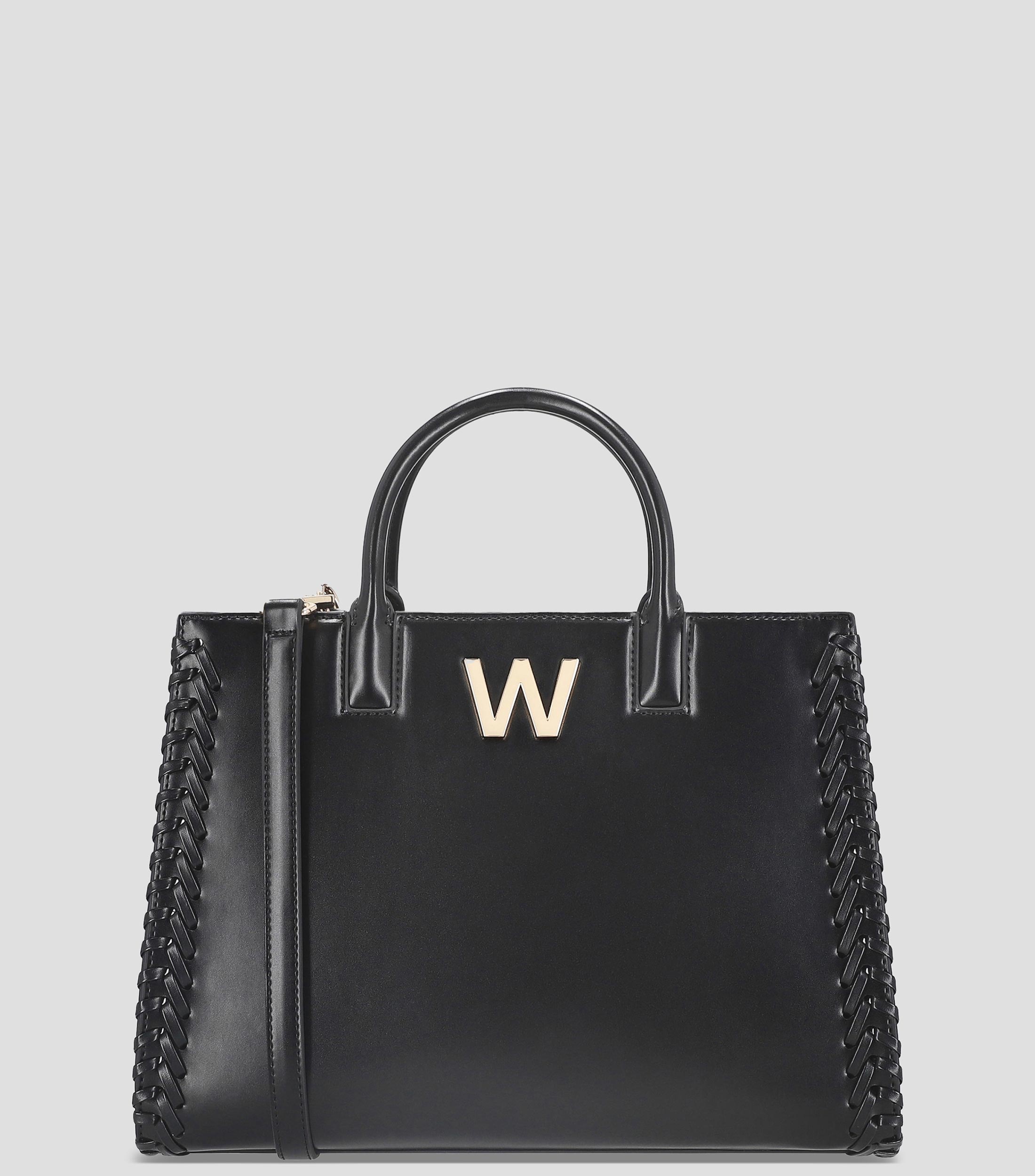 Bolso satchel con logo Mujer