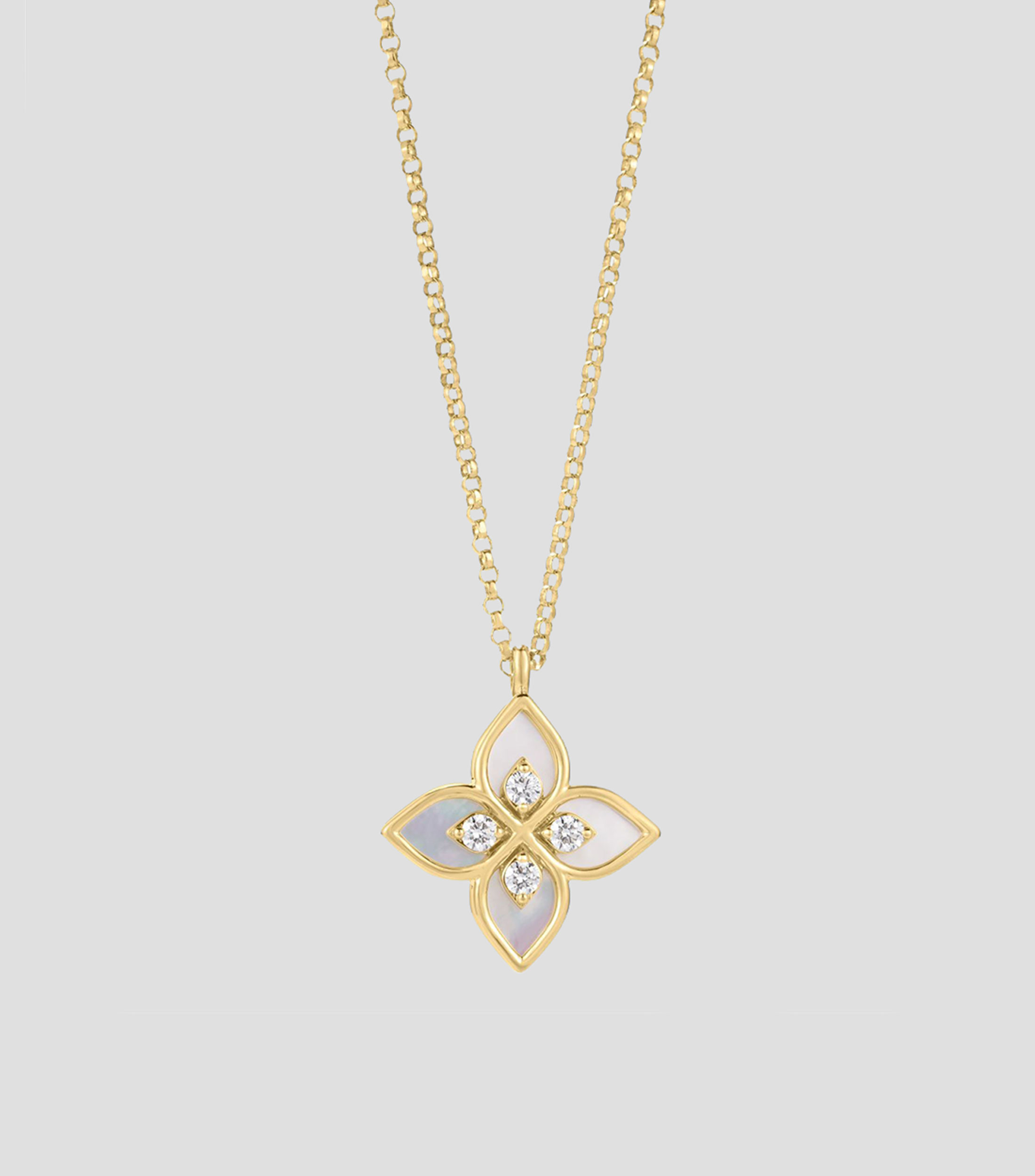Collar en Oro amarillo de 18 Kilates Venetian Princess con madreperla Mujer