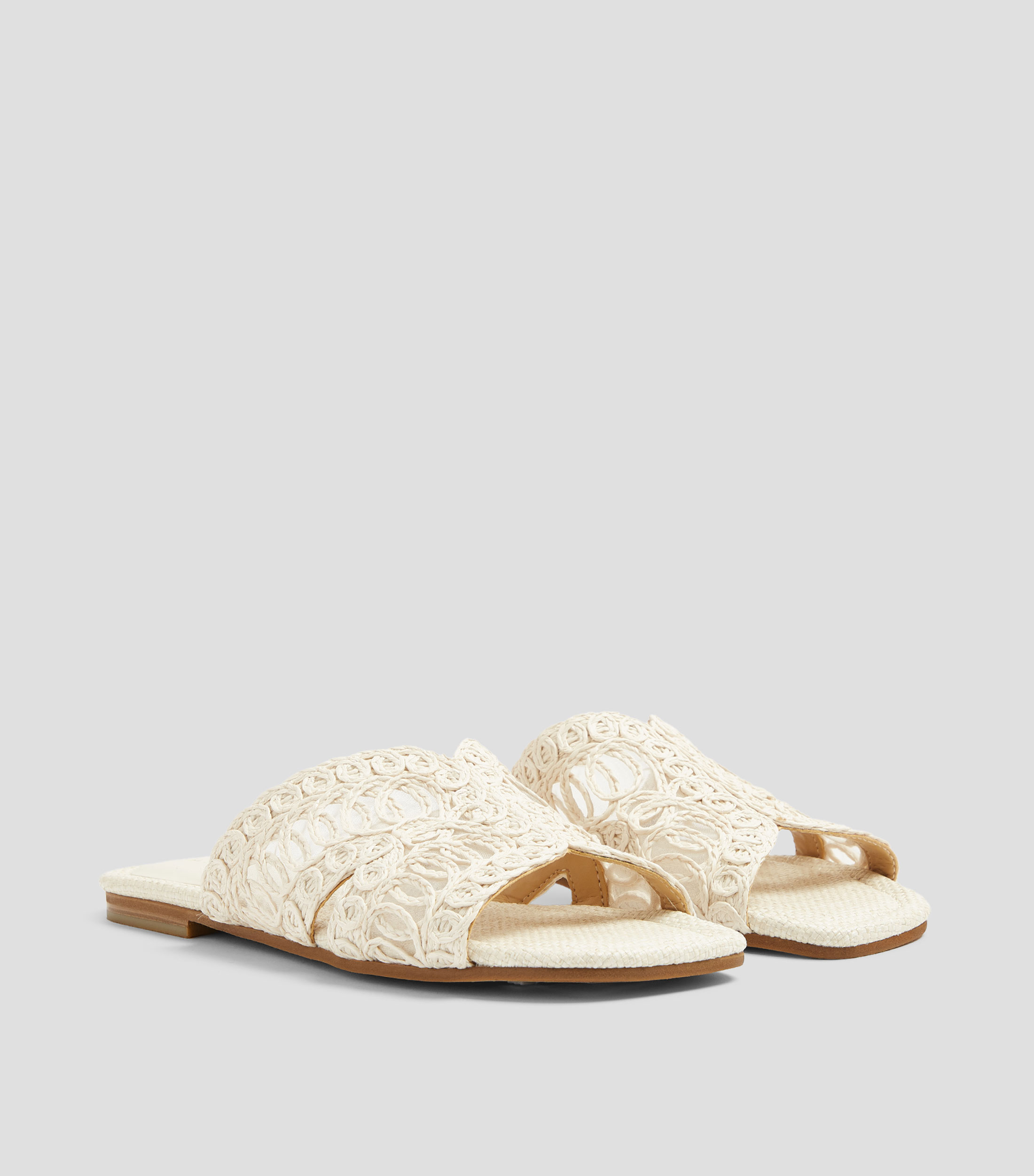 Sandalias planas lisas Mujer