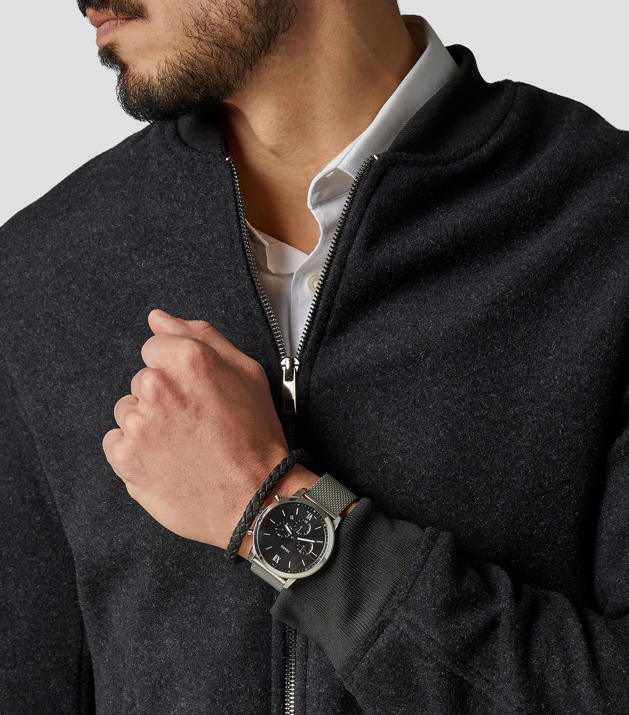 Set de Reloj y Pulsera para Hombre