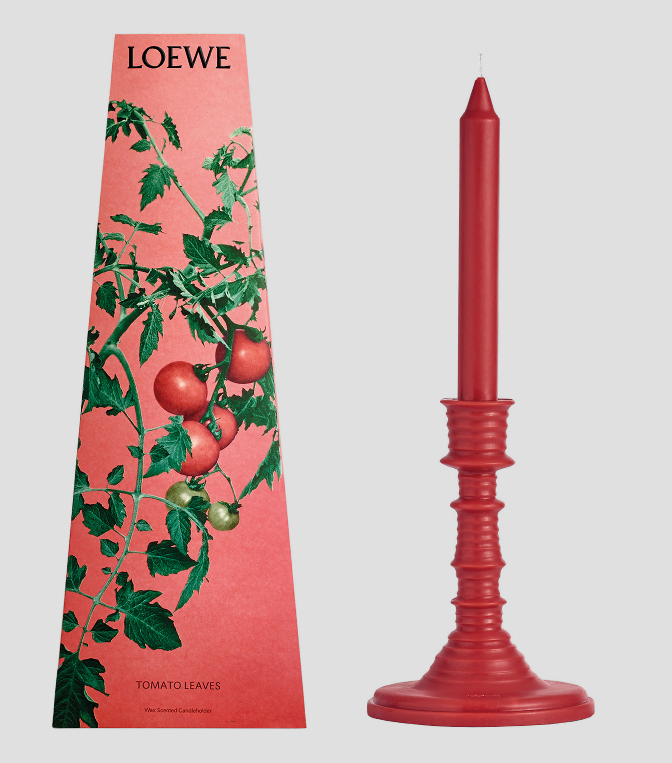 Vela aromática tipo candelabro de cera Tomato Leaves, 350 gr