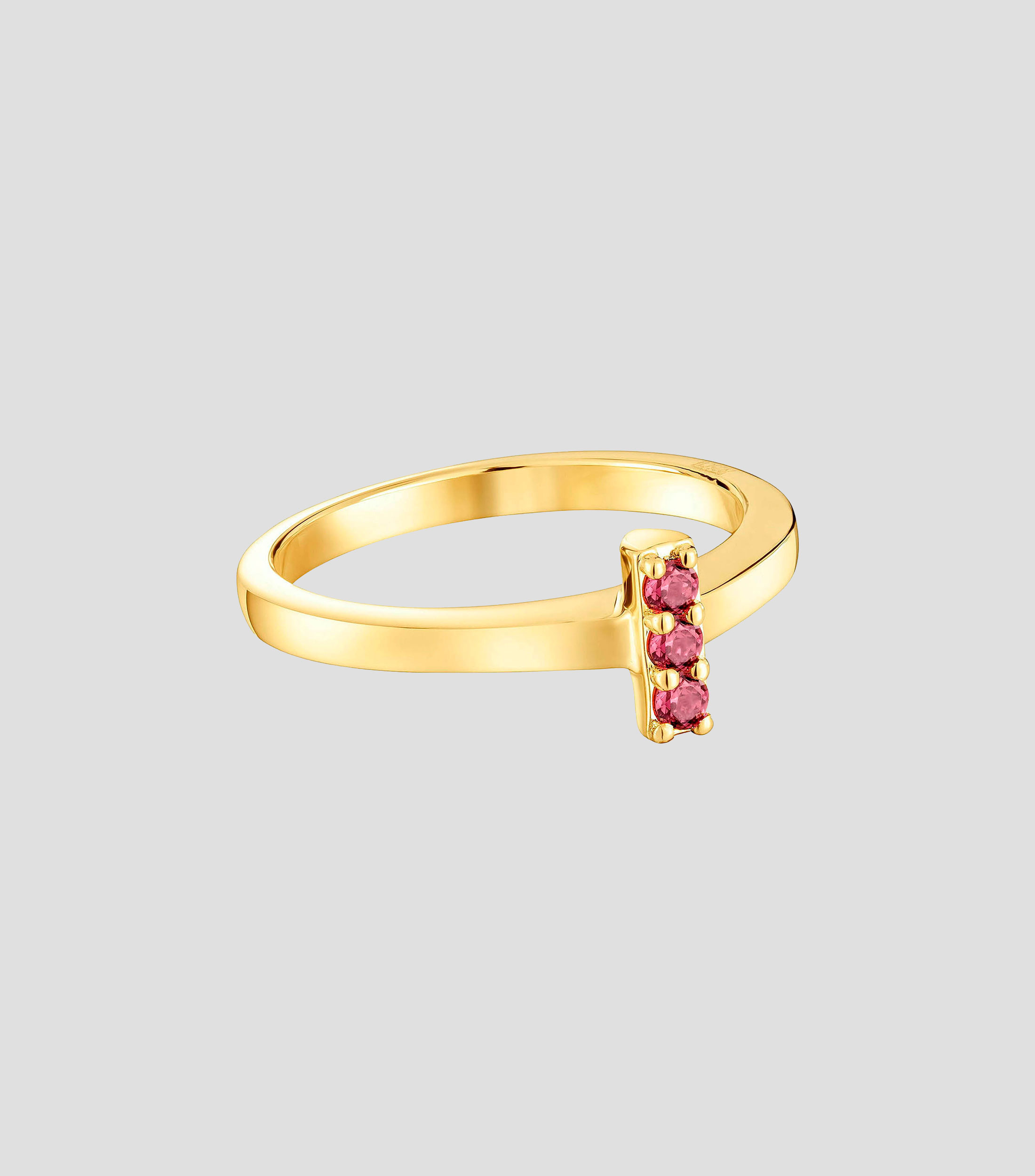 Anillo en Plata .925 Basic Colors con Rodolitas Mujer