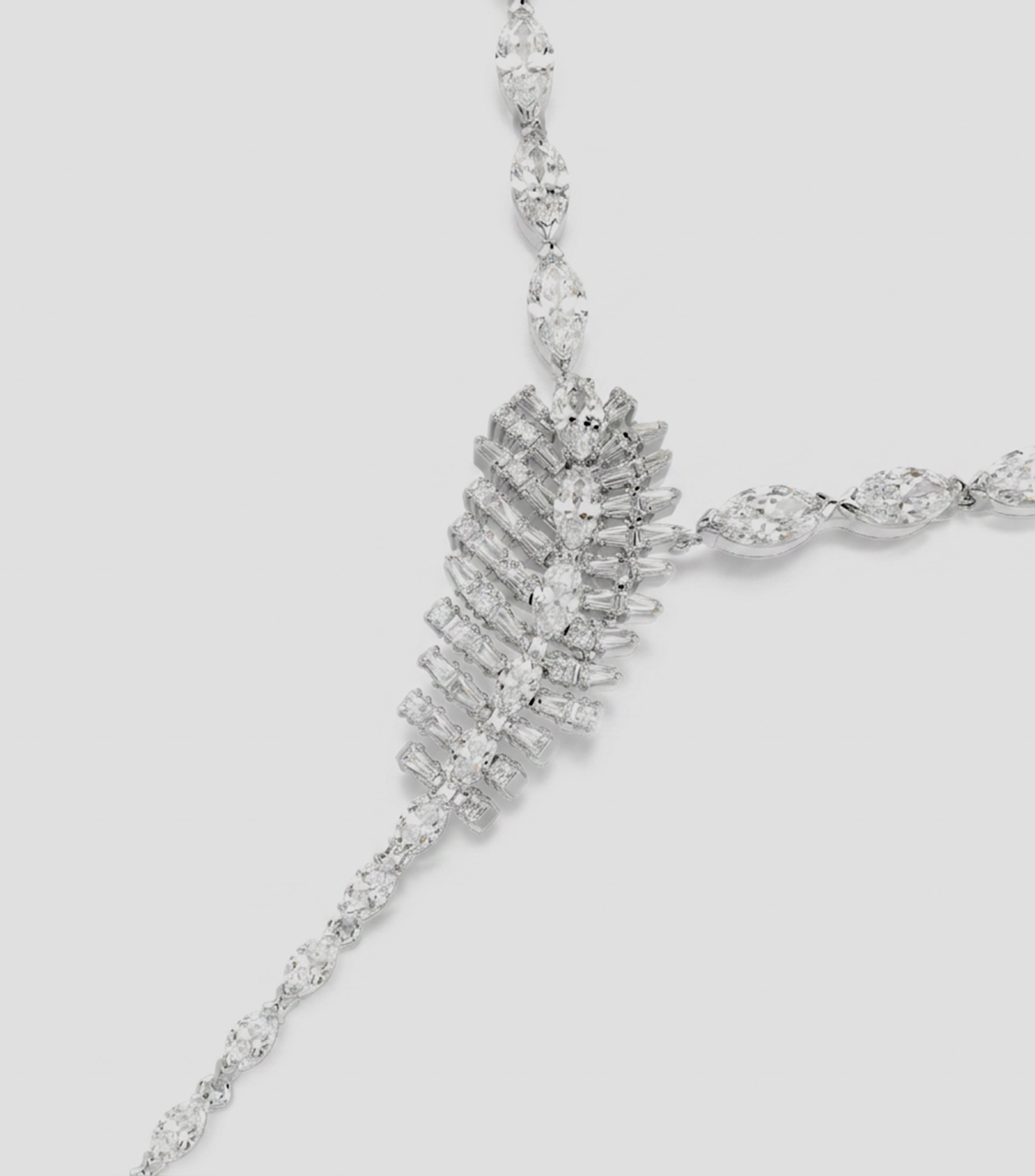Collar con dije de hoja Vienna Mujer