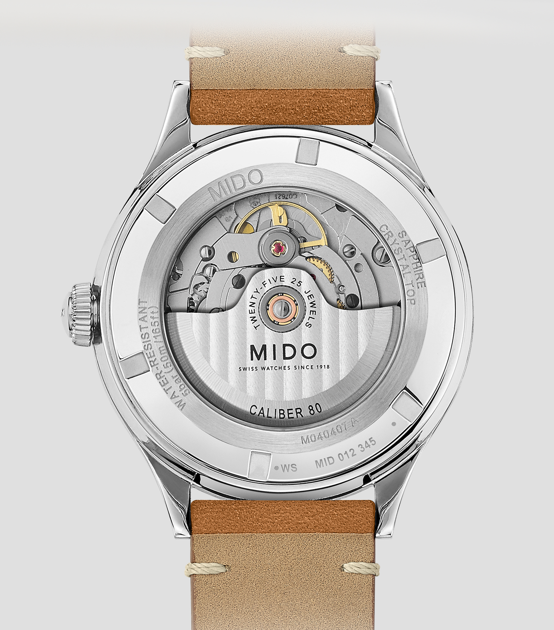Reloj para Hombre Multifort Patrimony Casual, Plateado, Cafe