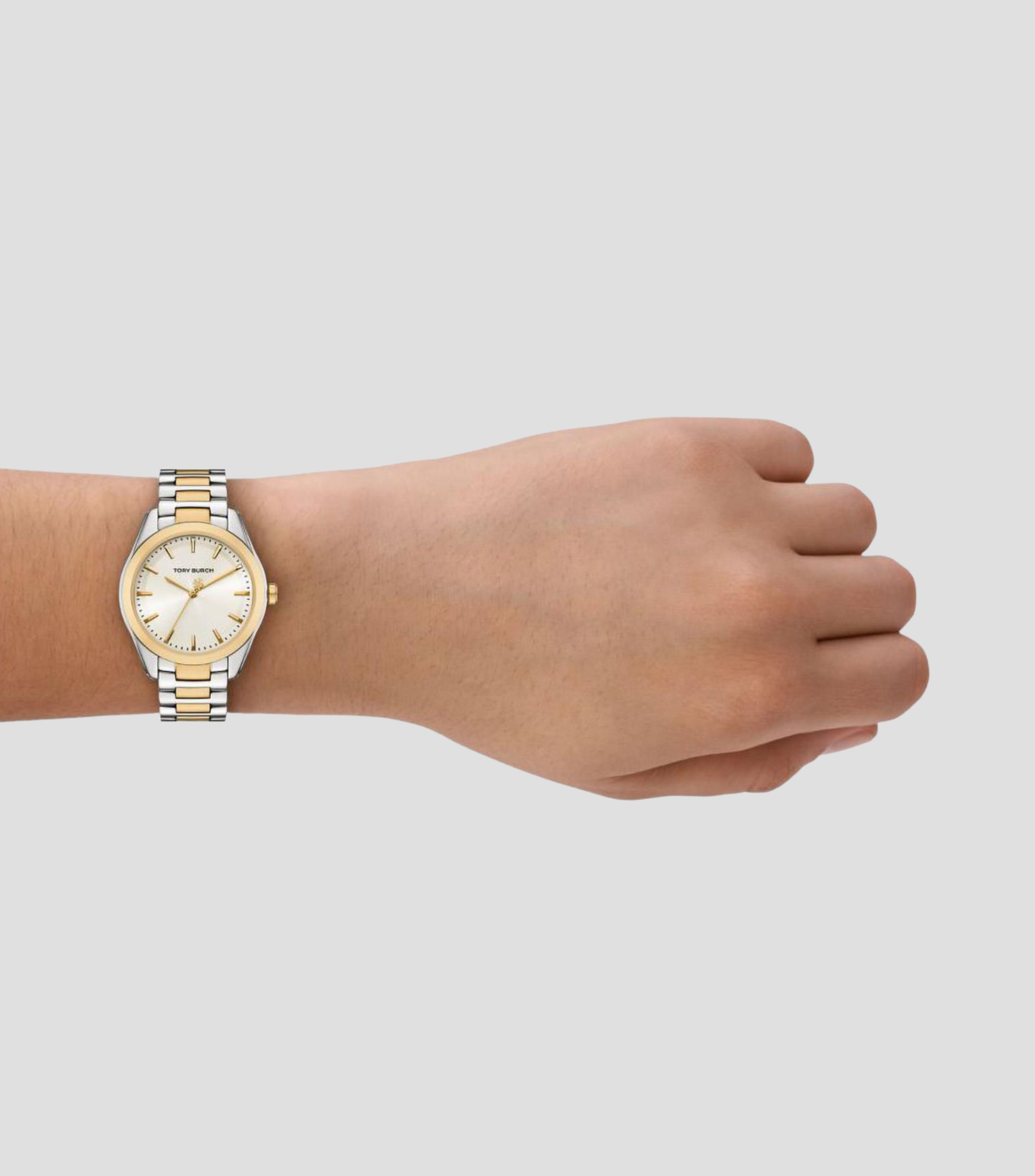 Reloj The Miller Round acero dama dorado, plateado