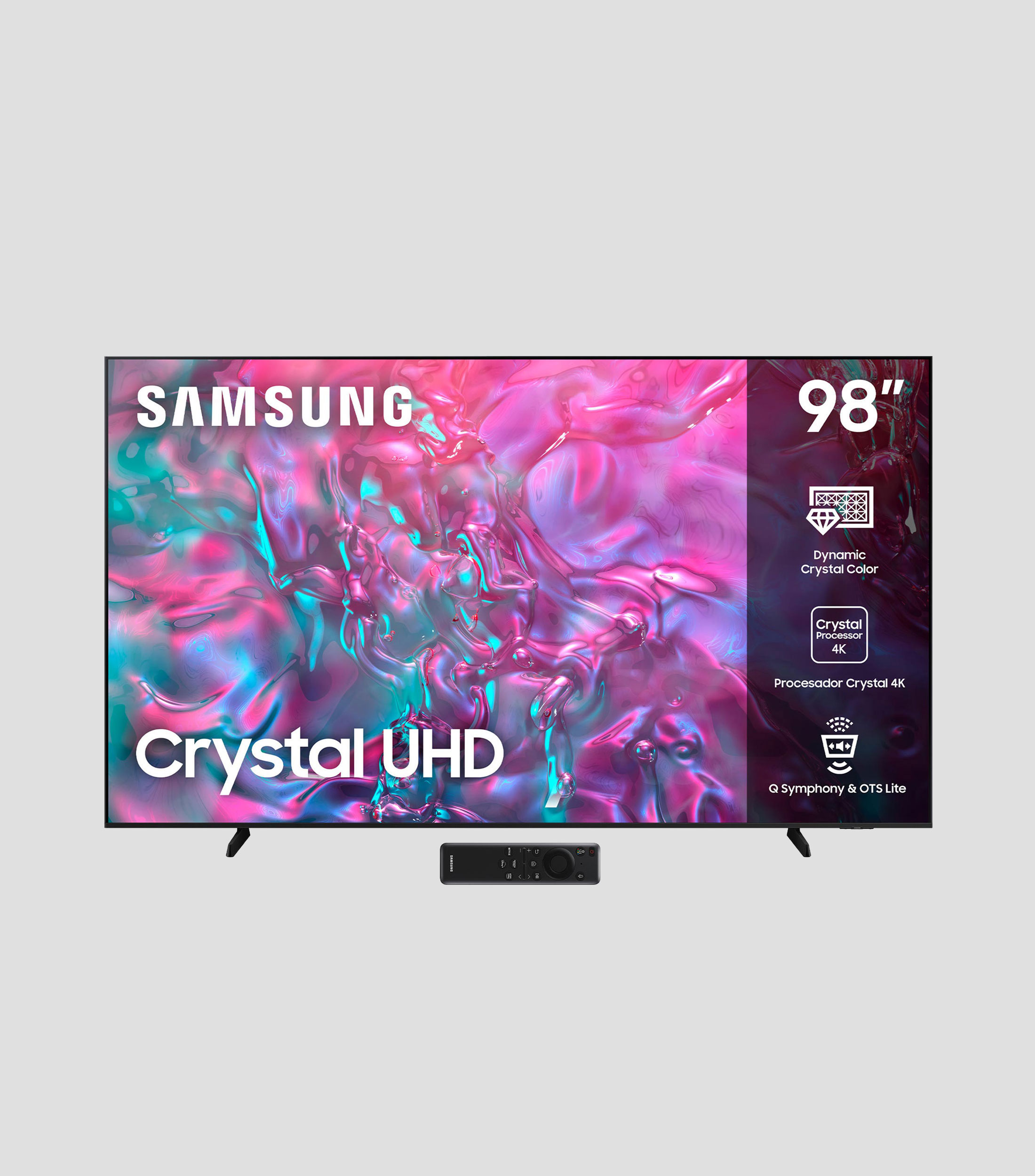 Pantalla 98 pulgadas Plana LED Crystal UHD Tizen Smart TV UN98DU9000FXZX