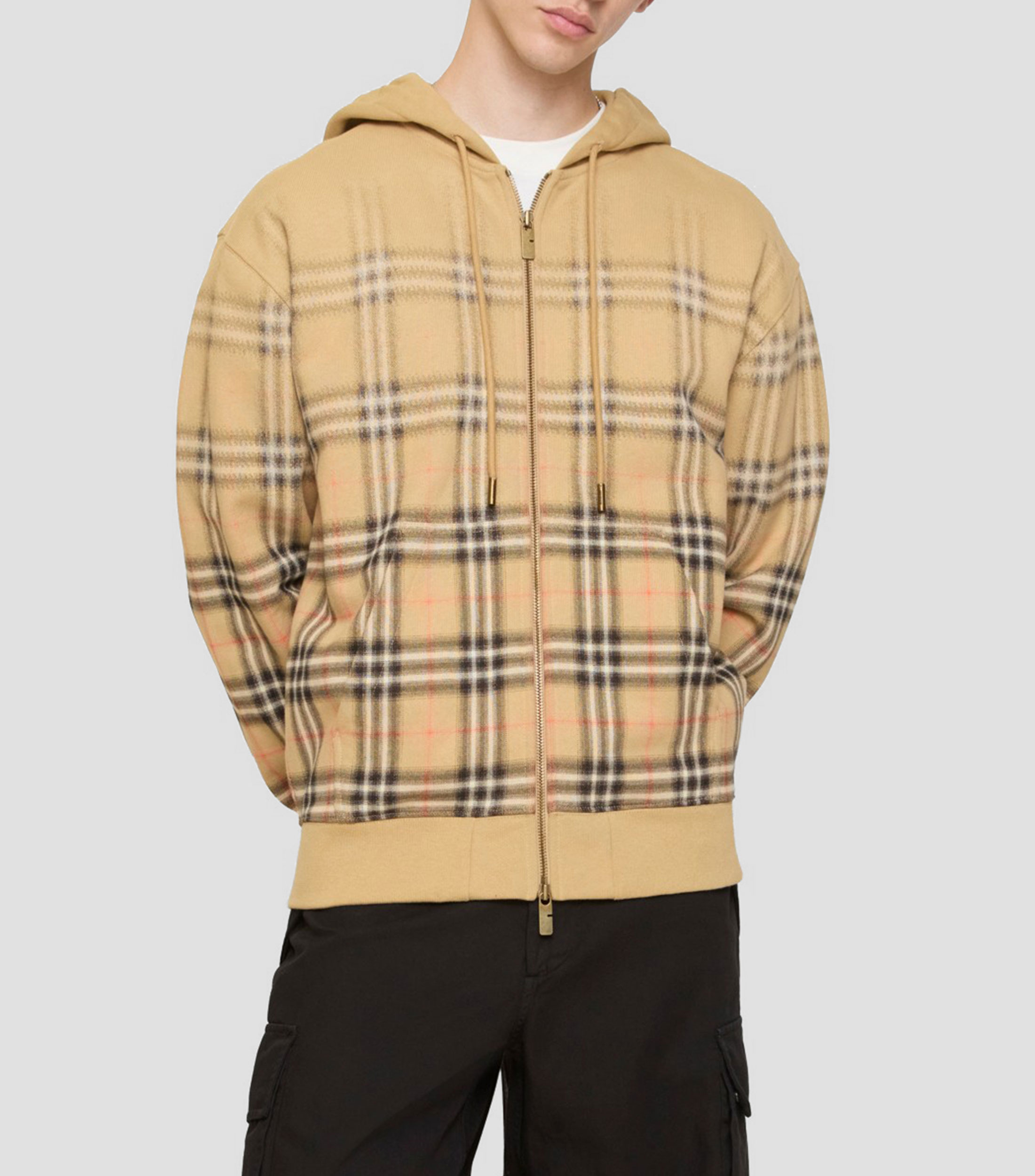 Sudadera con cierre y capucha Hombre