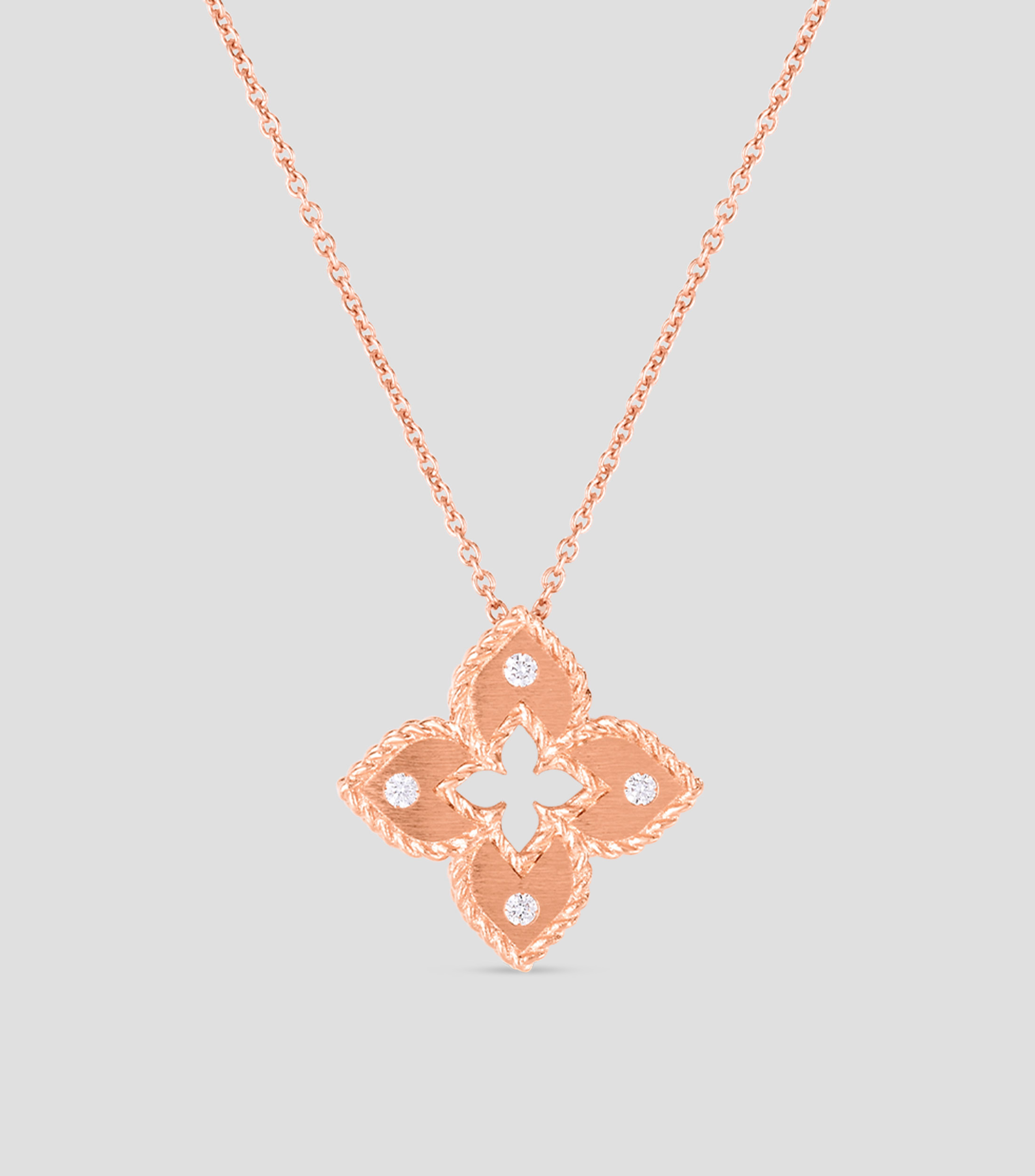 Collar en Oro rosa de 18 Kilates con diamantes Venetian Princess Mujer