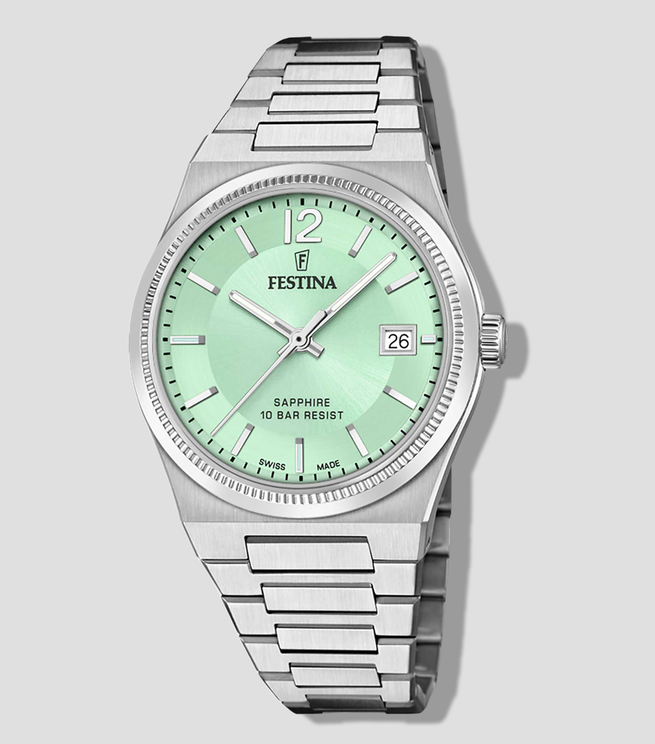 Reloj para Mujer Swiss Made Casual, Plateado