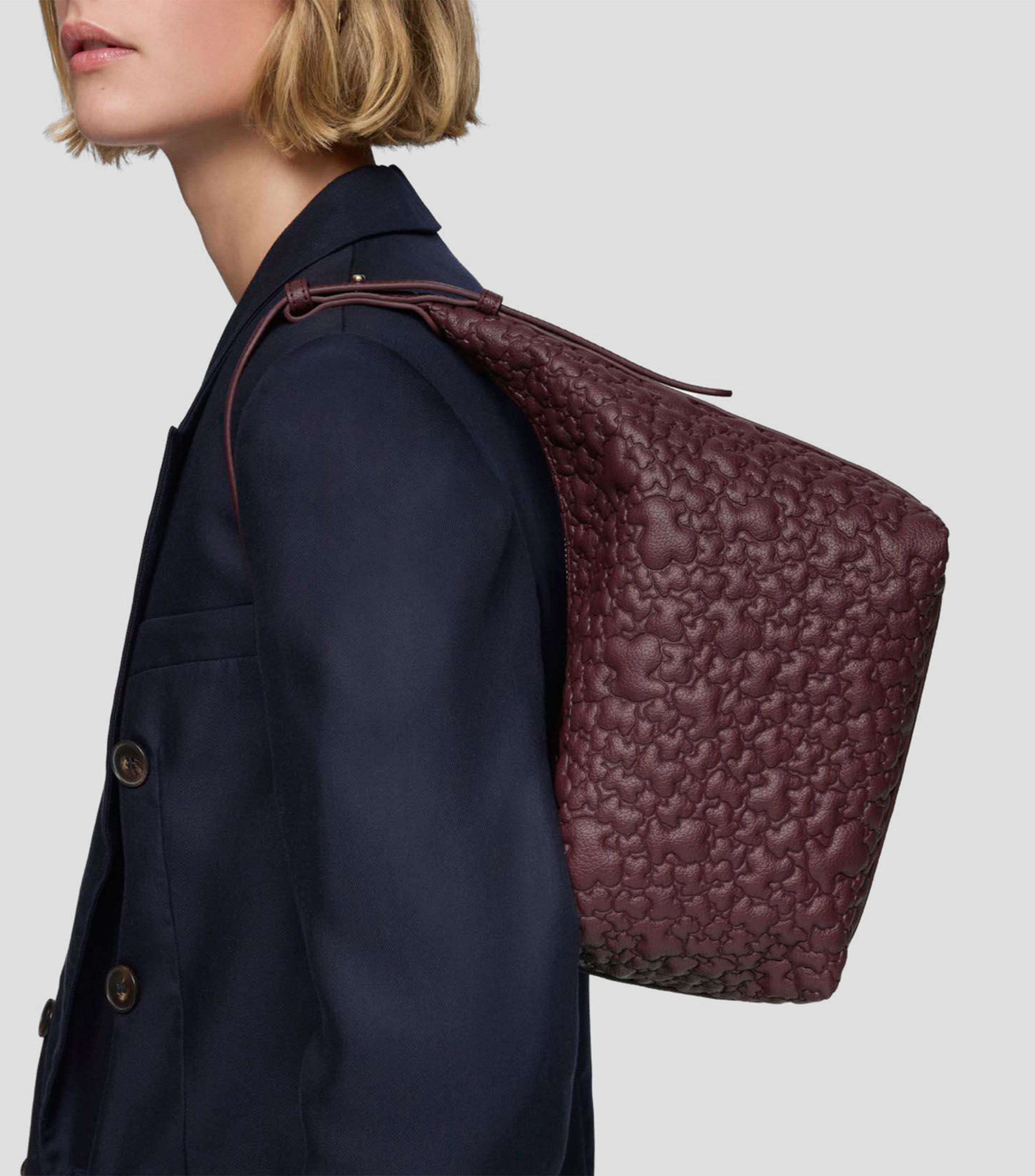 Bolsa hobo con monogram Puffy Mujer