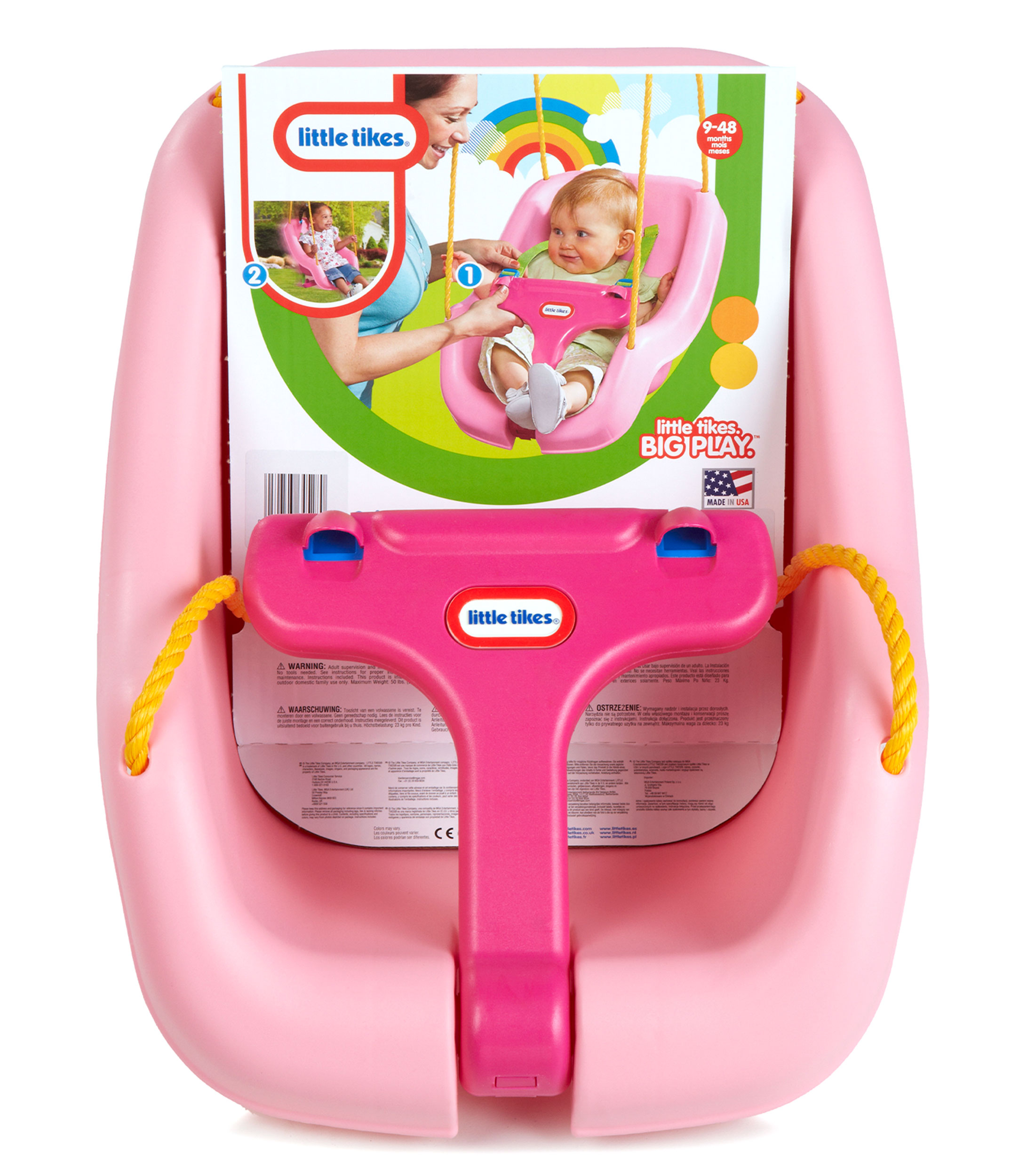 Columpio 2 en 1 Rosa Little Tikes