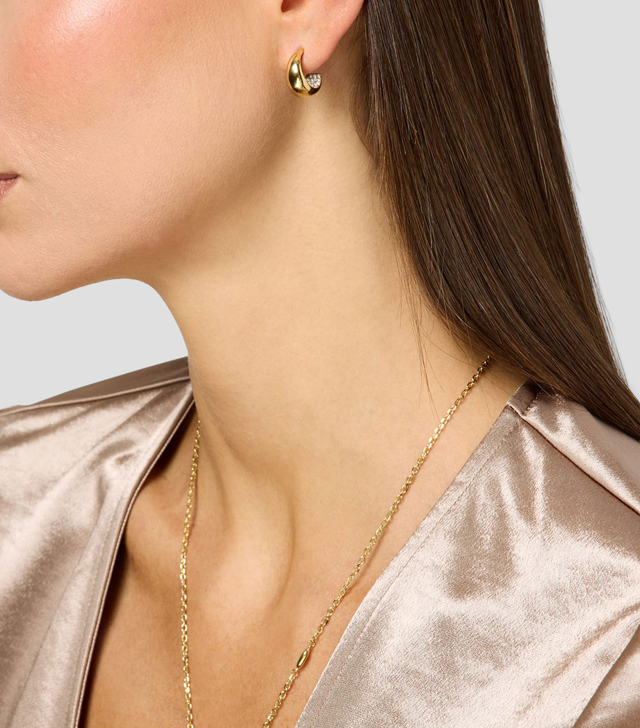 Aretes Moon Drops Mujer