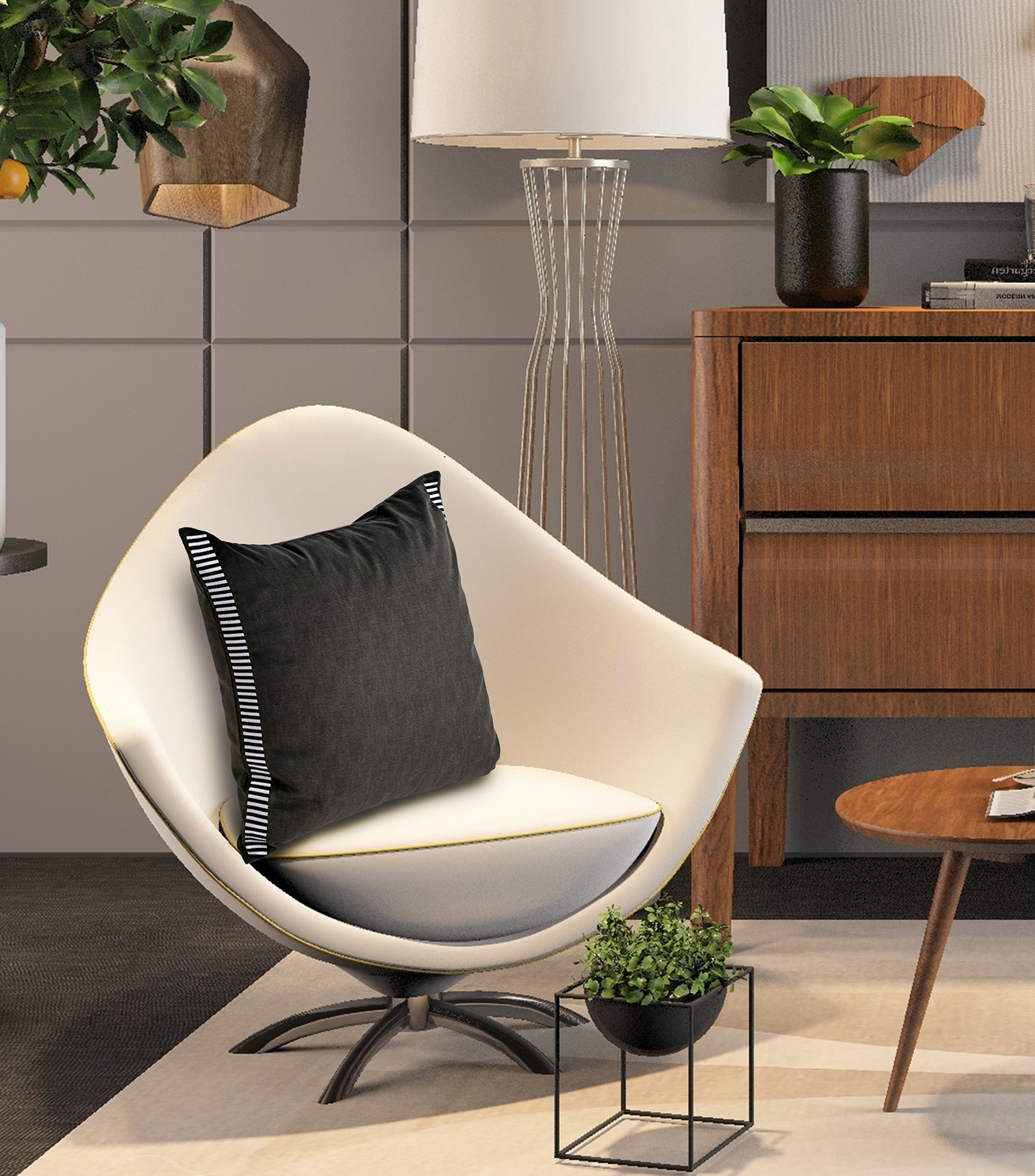 Cojin Decorativo Velvet con bordados