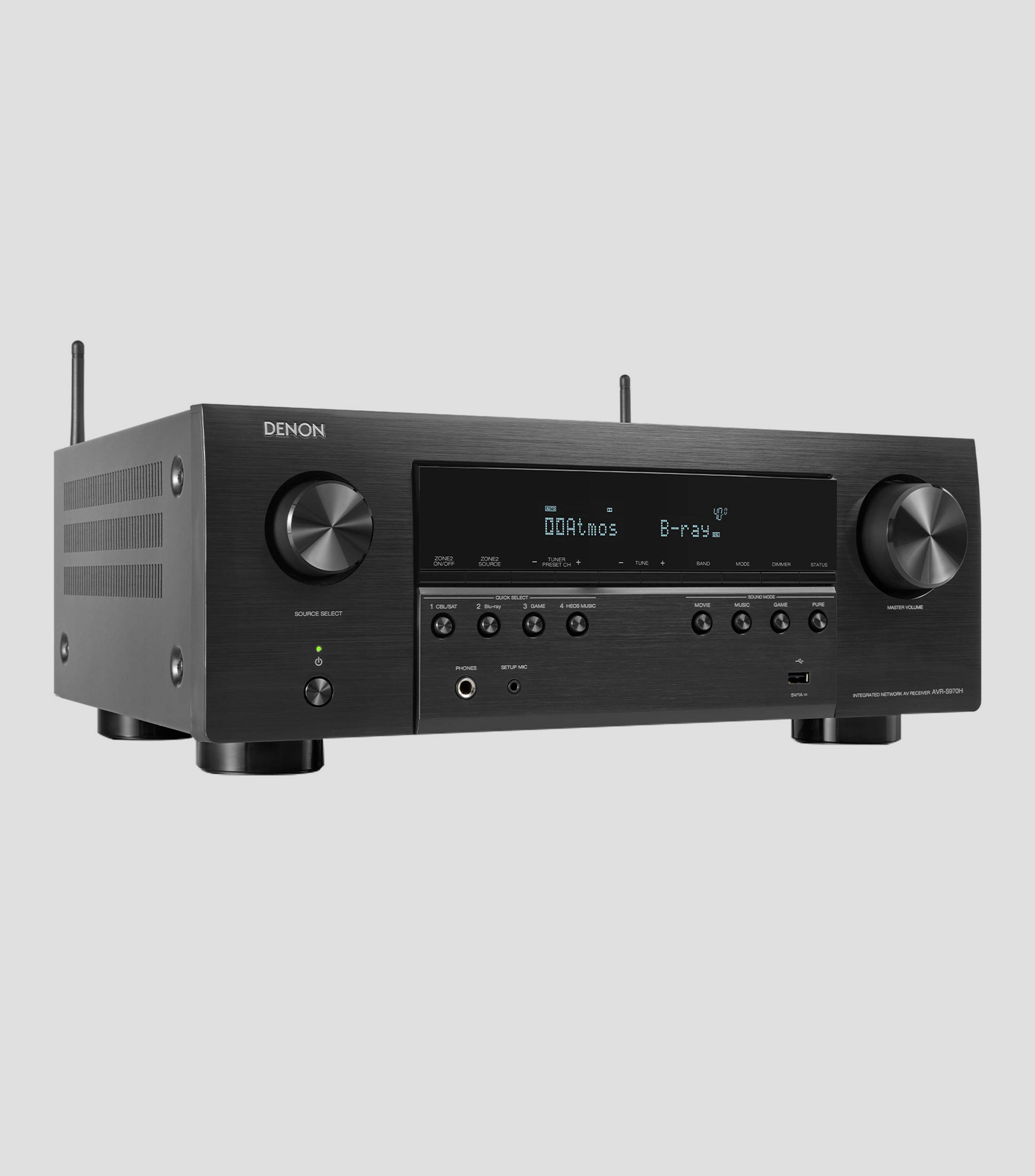 Receptor de Audio y Video 7.2 Canales Negro