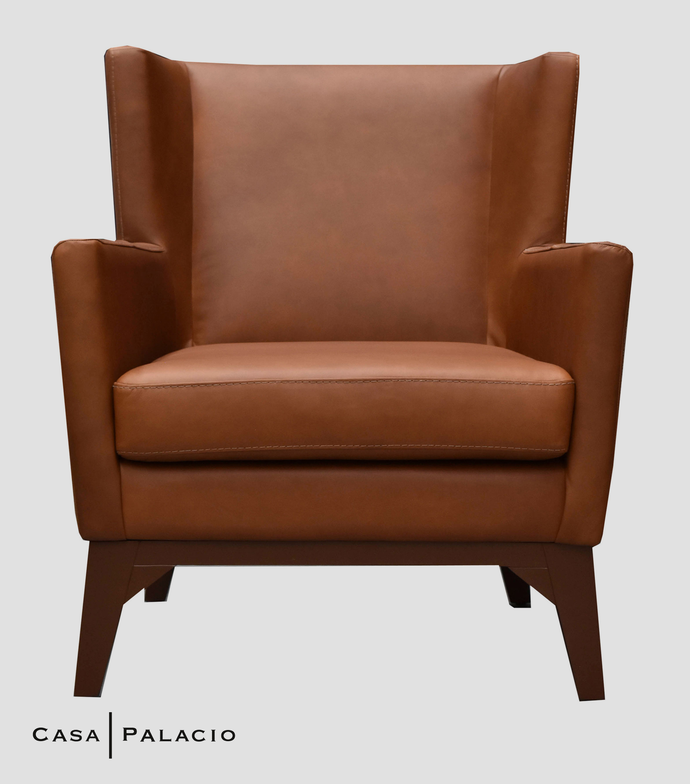 Sillón en piel Portico Miel