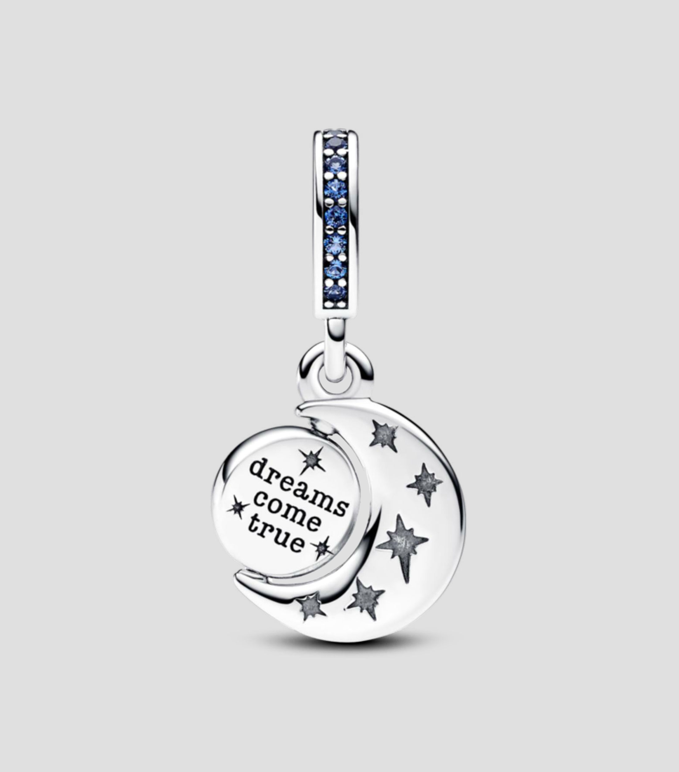 Charm giratorio luna creciente brillante en plata Pandora Moments Mujer