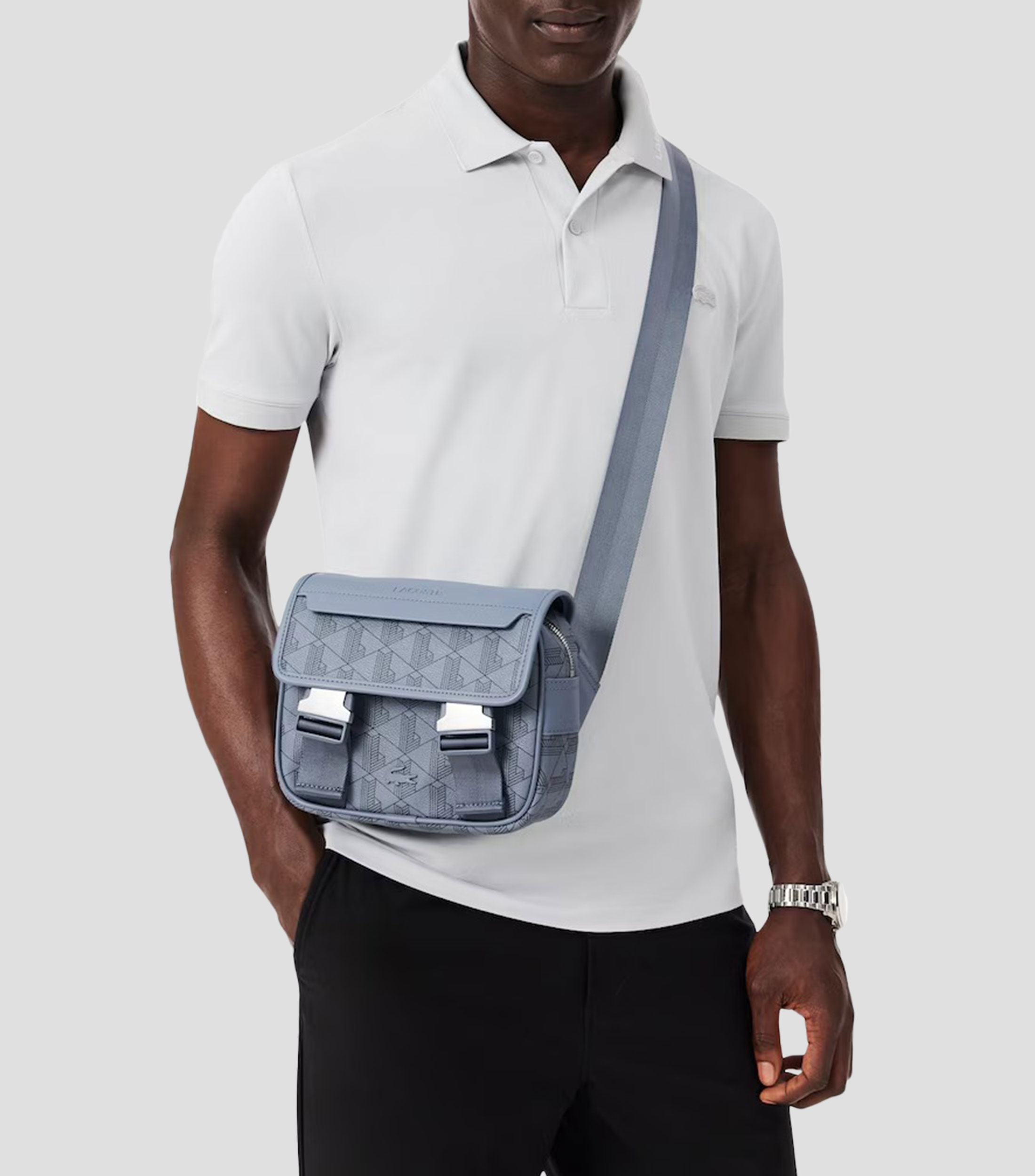 Bolso Messenger con estampado Hombre