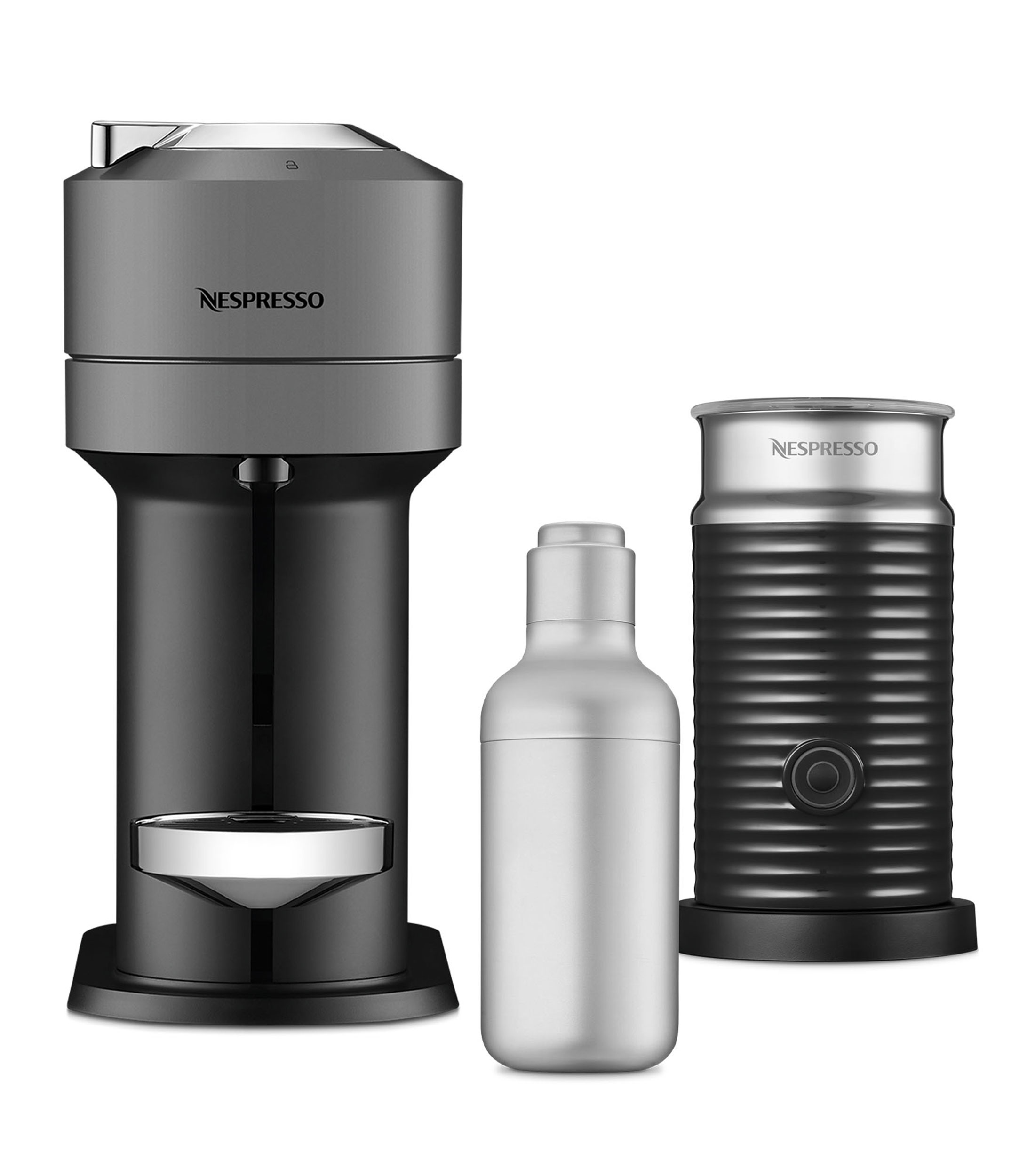 Nespresso Combo Cafetera Vertuo Next Teal Titan + Aeroccino 3 + Barista