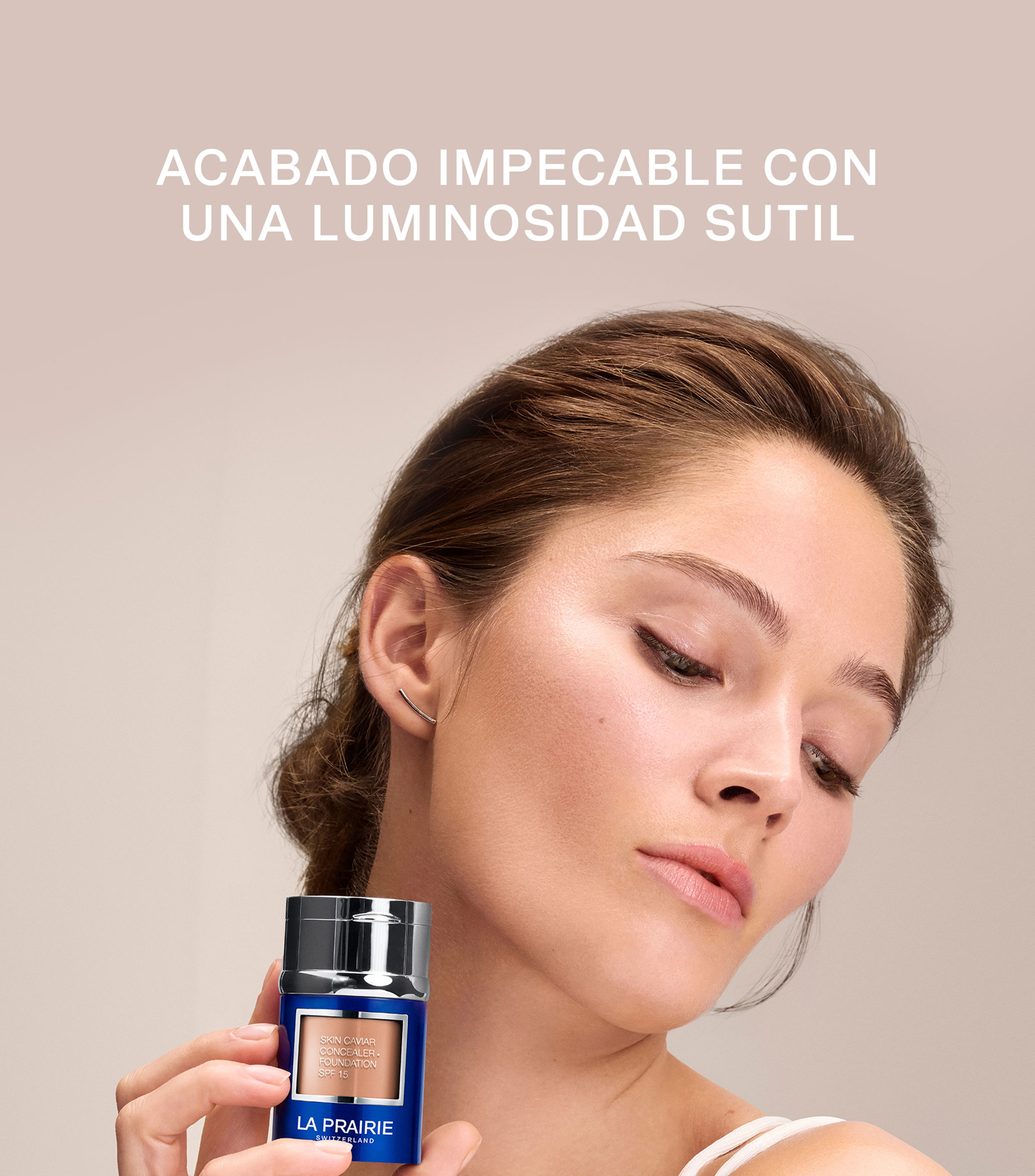 Skin Caviar Complexion Concealer Foundation SPF 15, Crème Peche, 30 ml