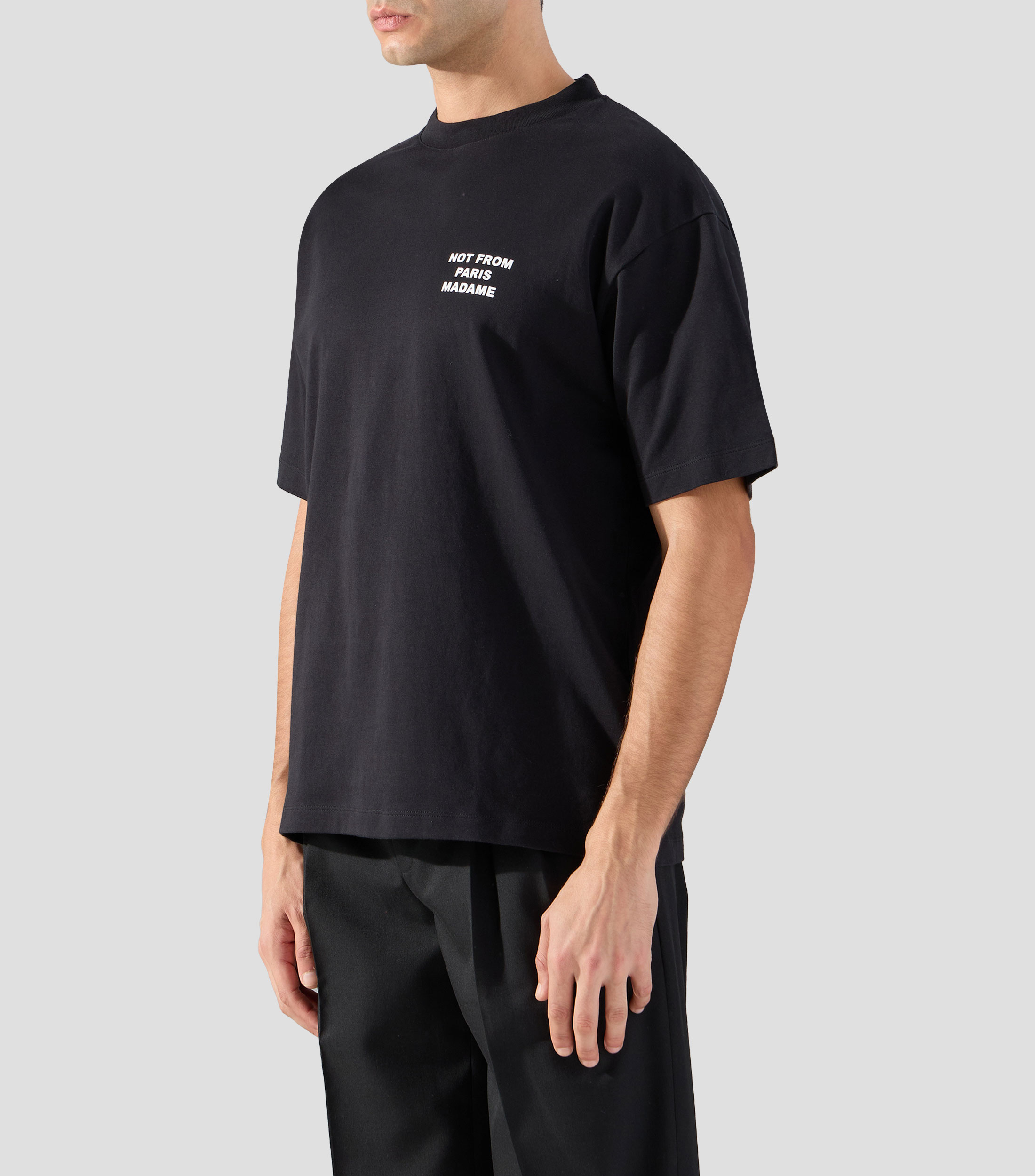 Playera cuello redondo manga corta lisa Hombre
