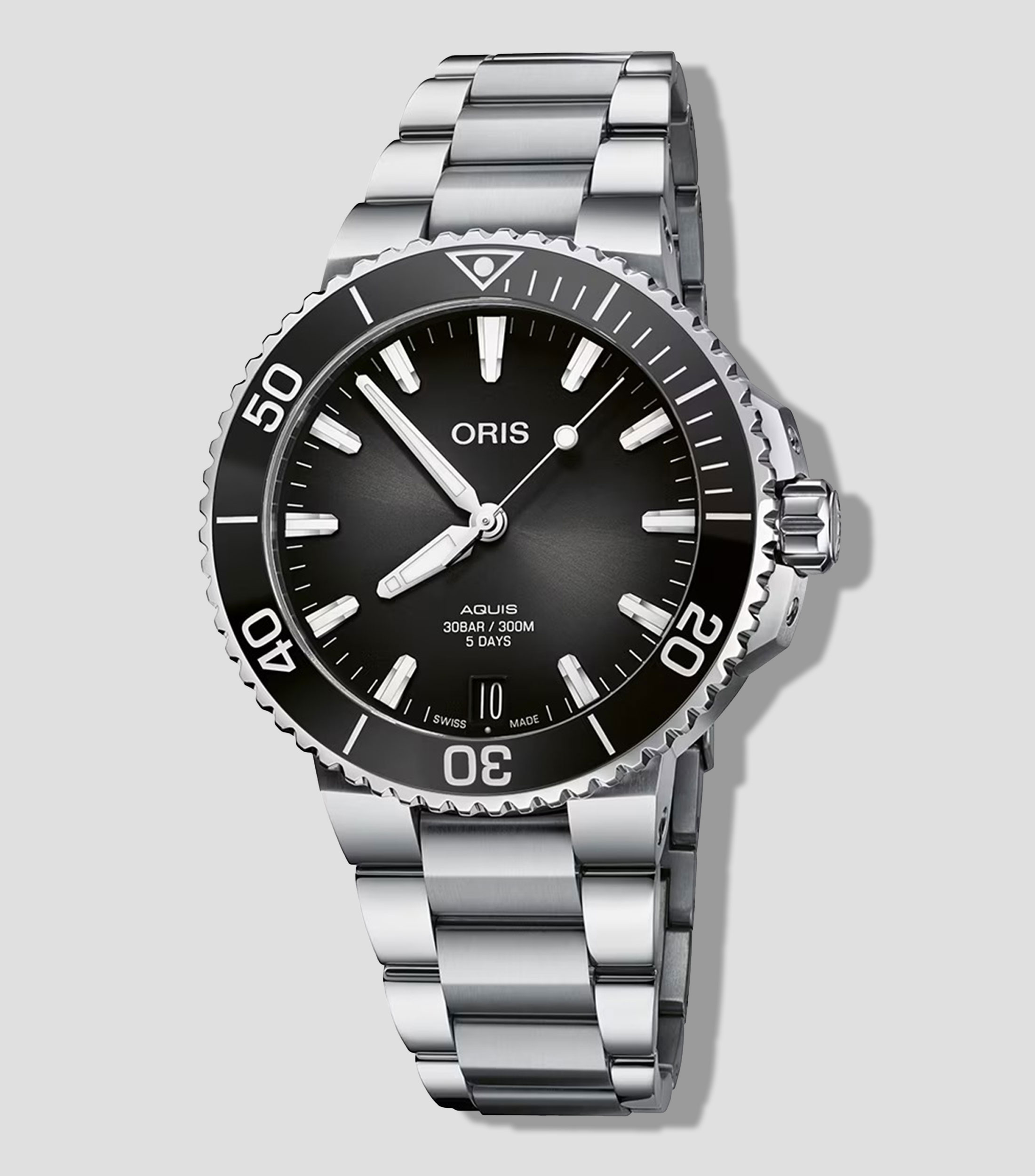 Reloj para Hombre Aquis Date Calibre 400 Deportivo Negro Hombre