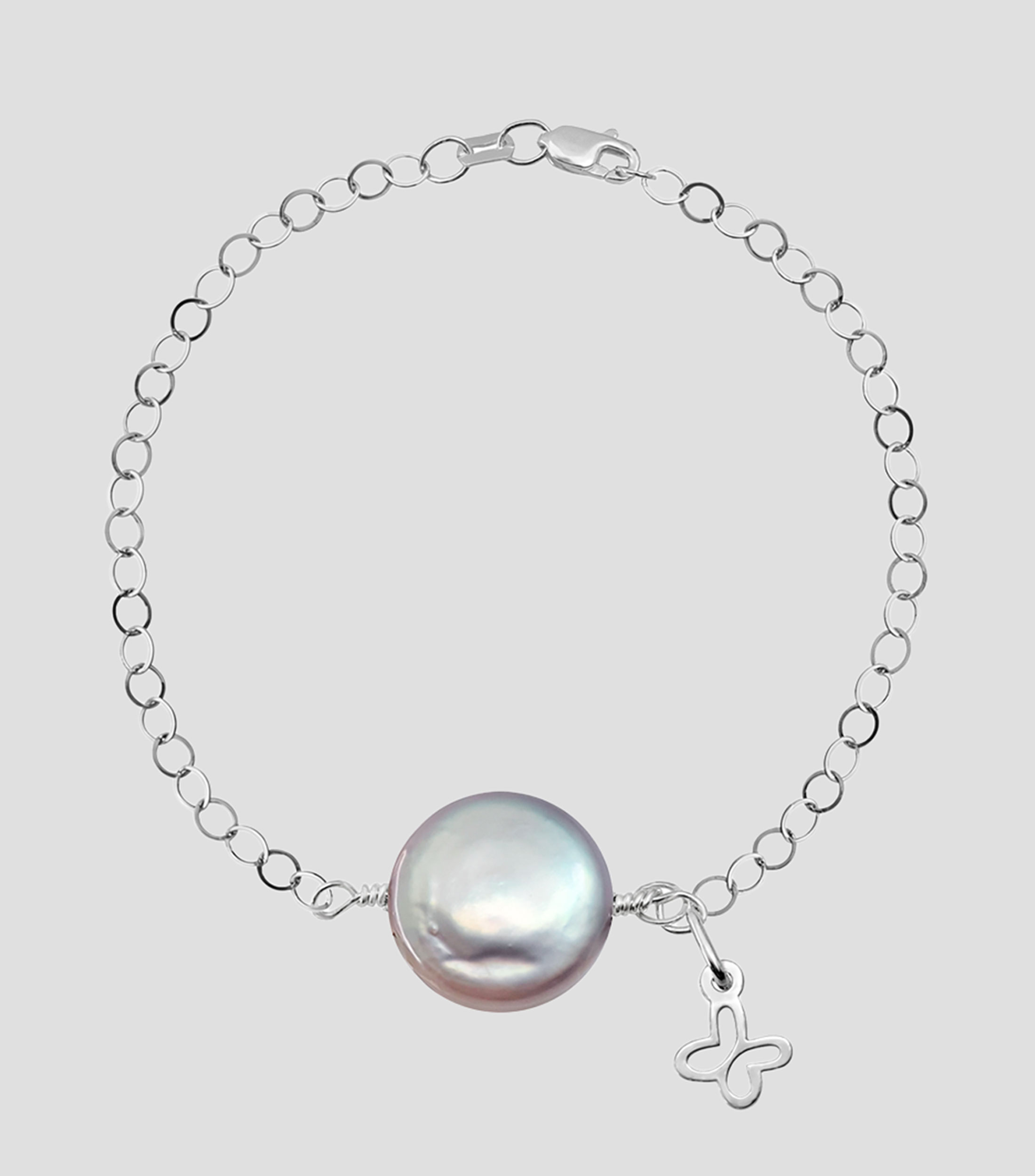 Pulsera en Plata .925 Mariposa Mujer