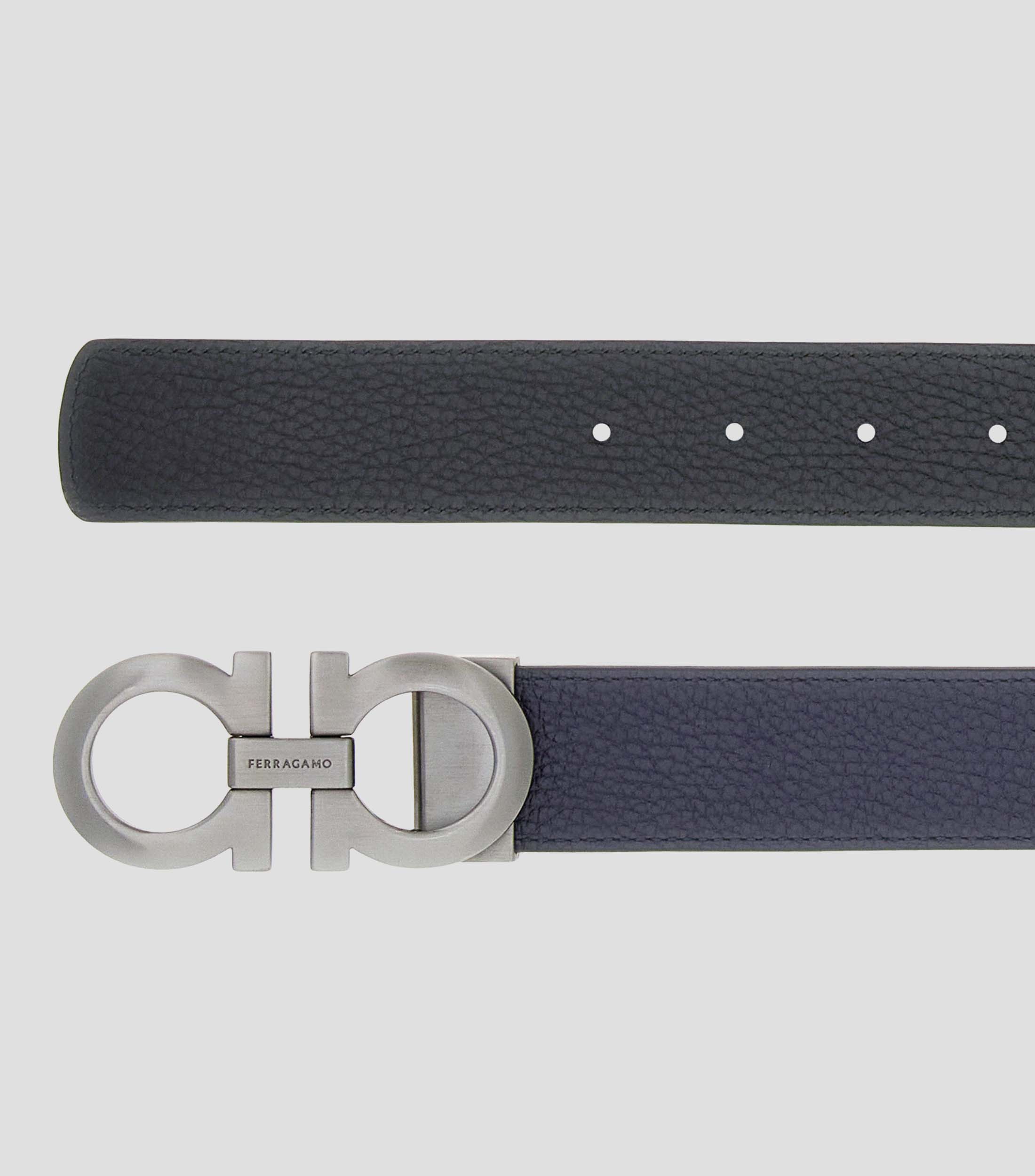 Cinturón reversible y ajustable Gancini Hombre