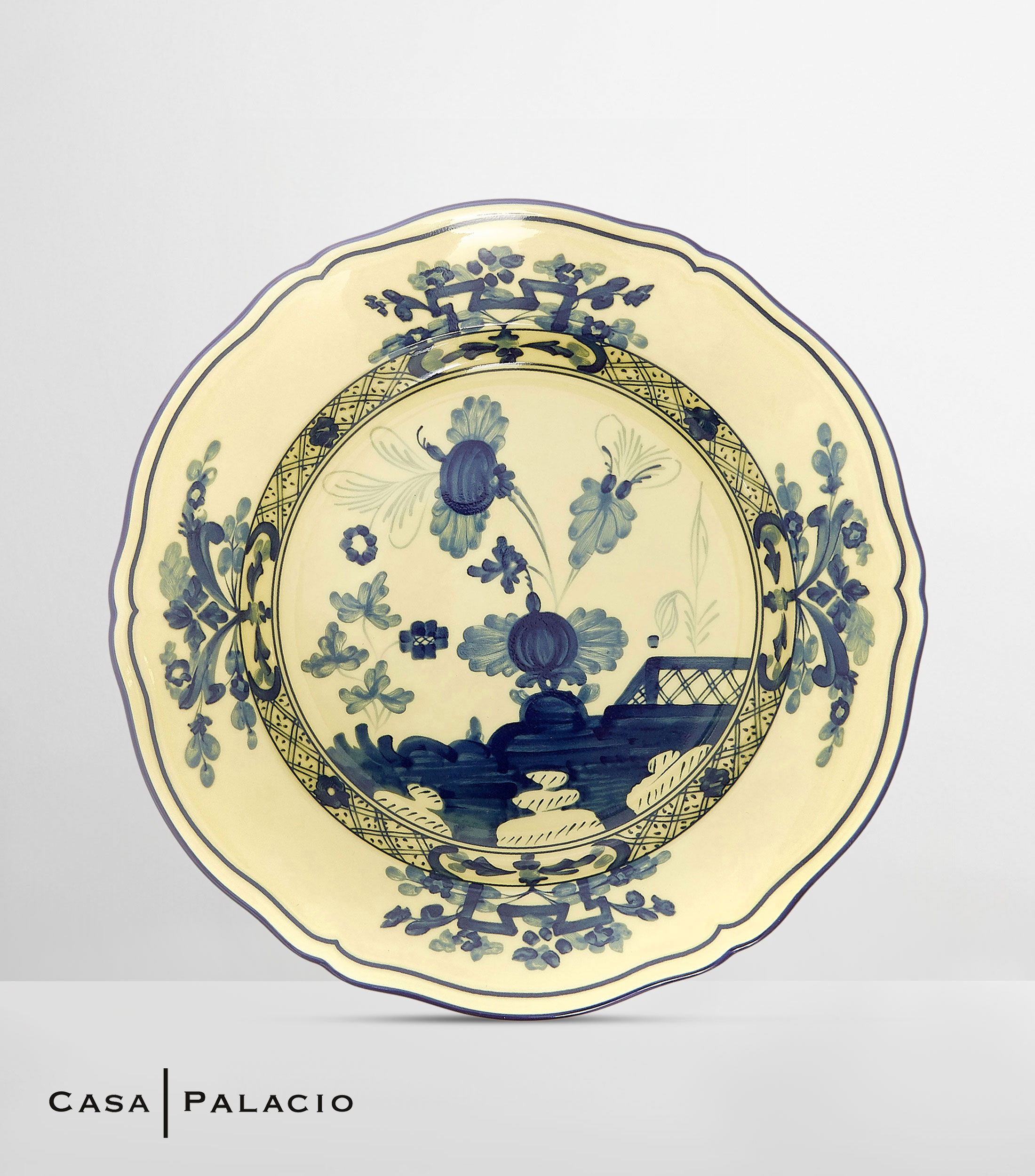 Plato para sopa Oriente Italiano Citrino en porcelana