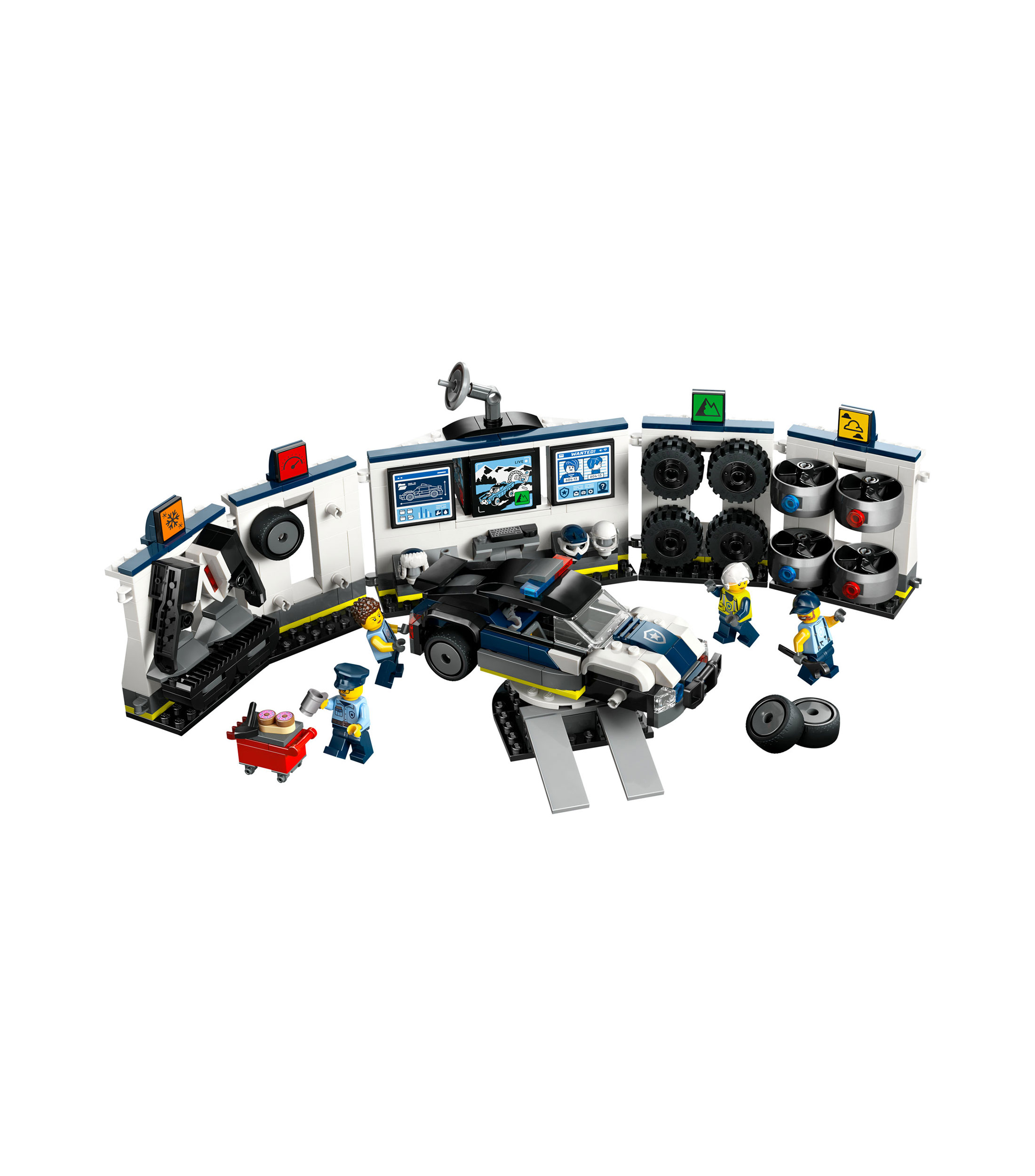 Lego City Taller de Modificación de Autos de Policía 60457