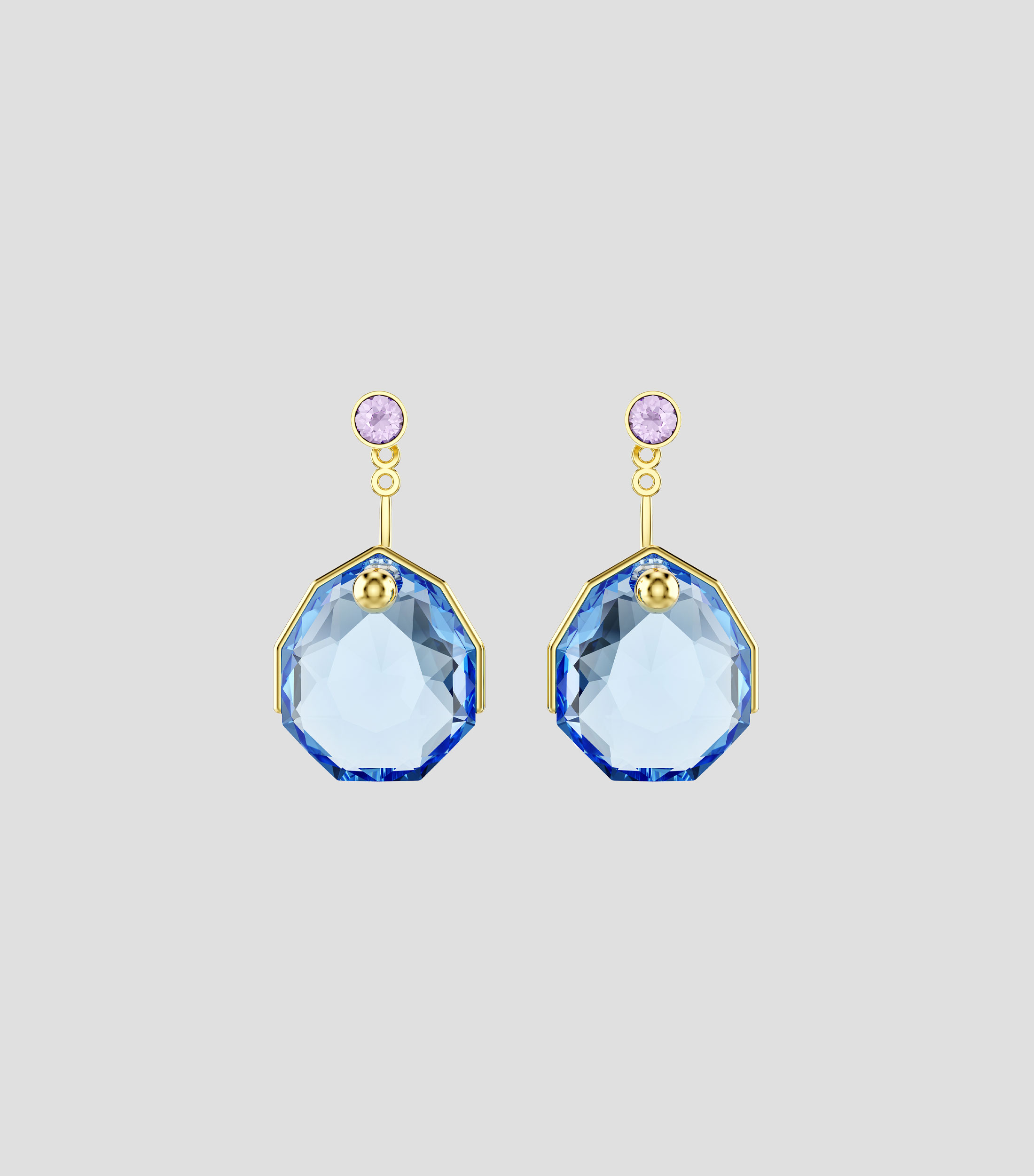 Pendientes Gema Ear Jacket con cristal Swarovski Mujer