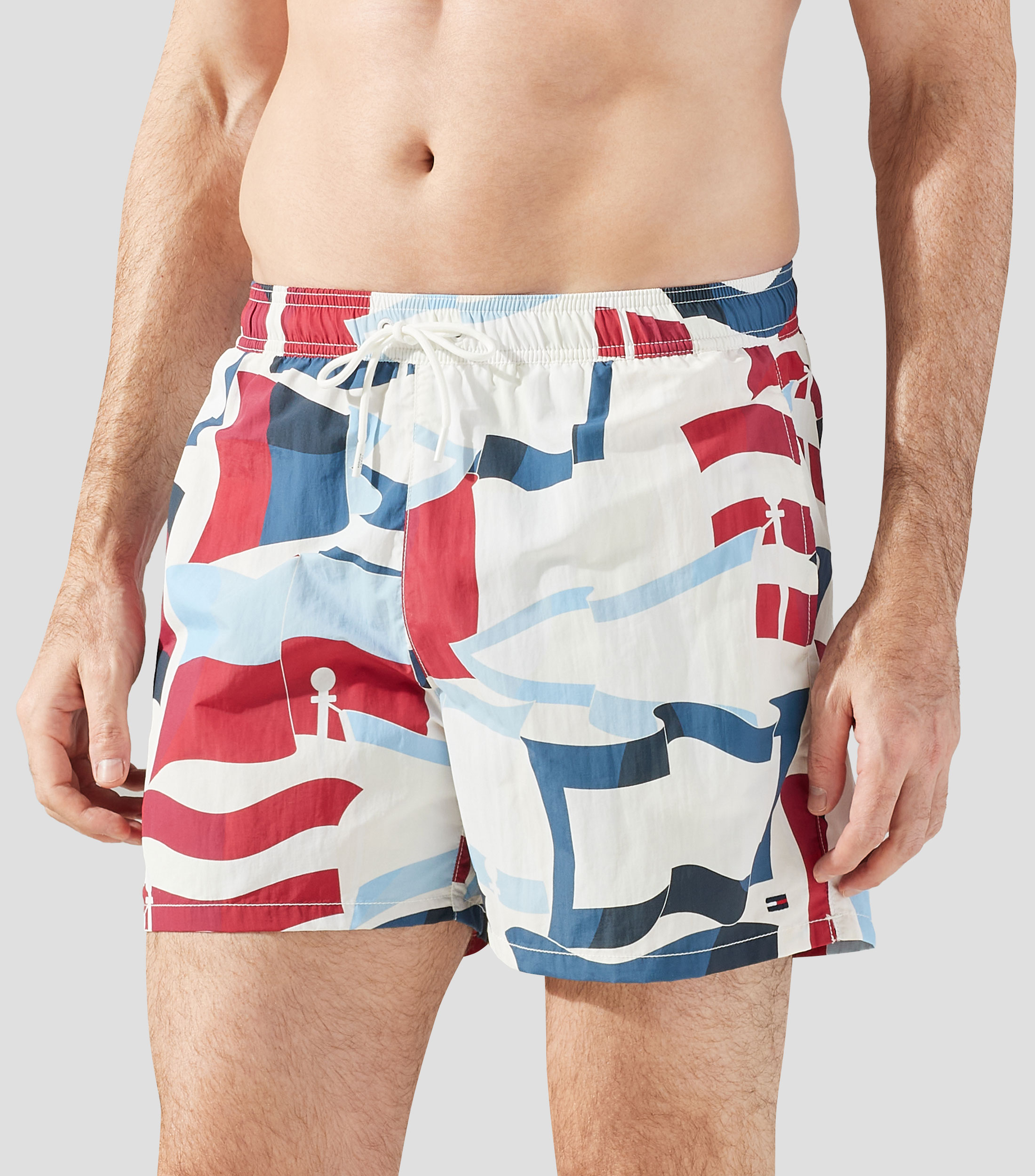 Traje de baño largo estampado Hombre