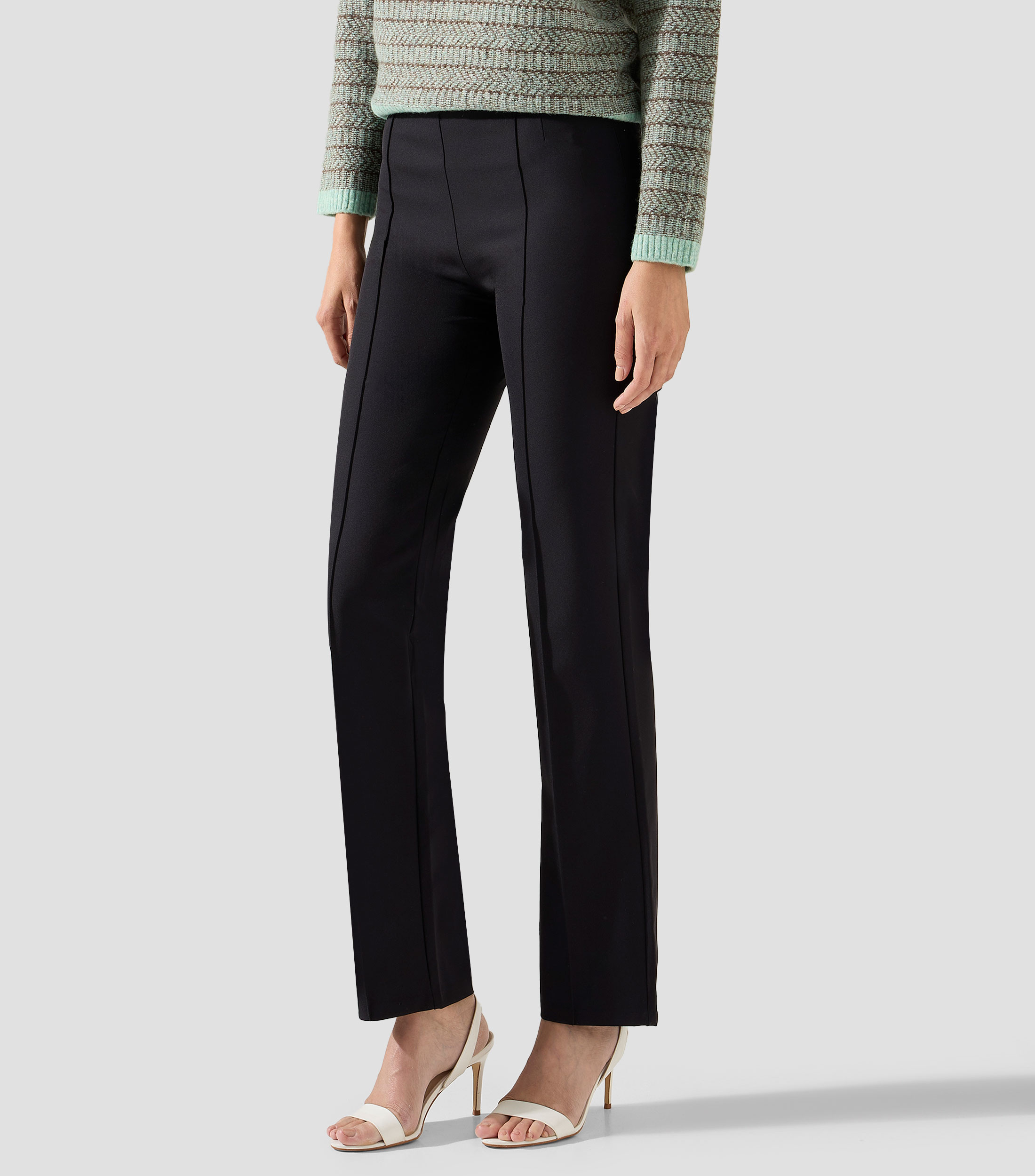 Pantalón con tejido técnico Mujer