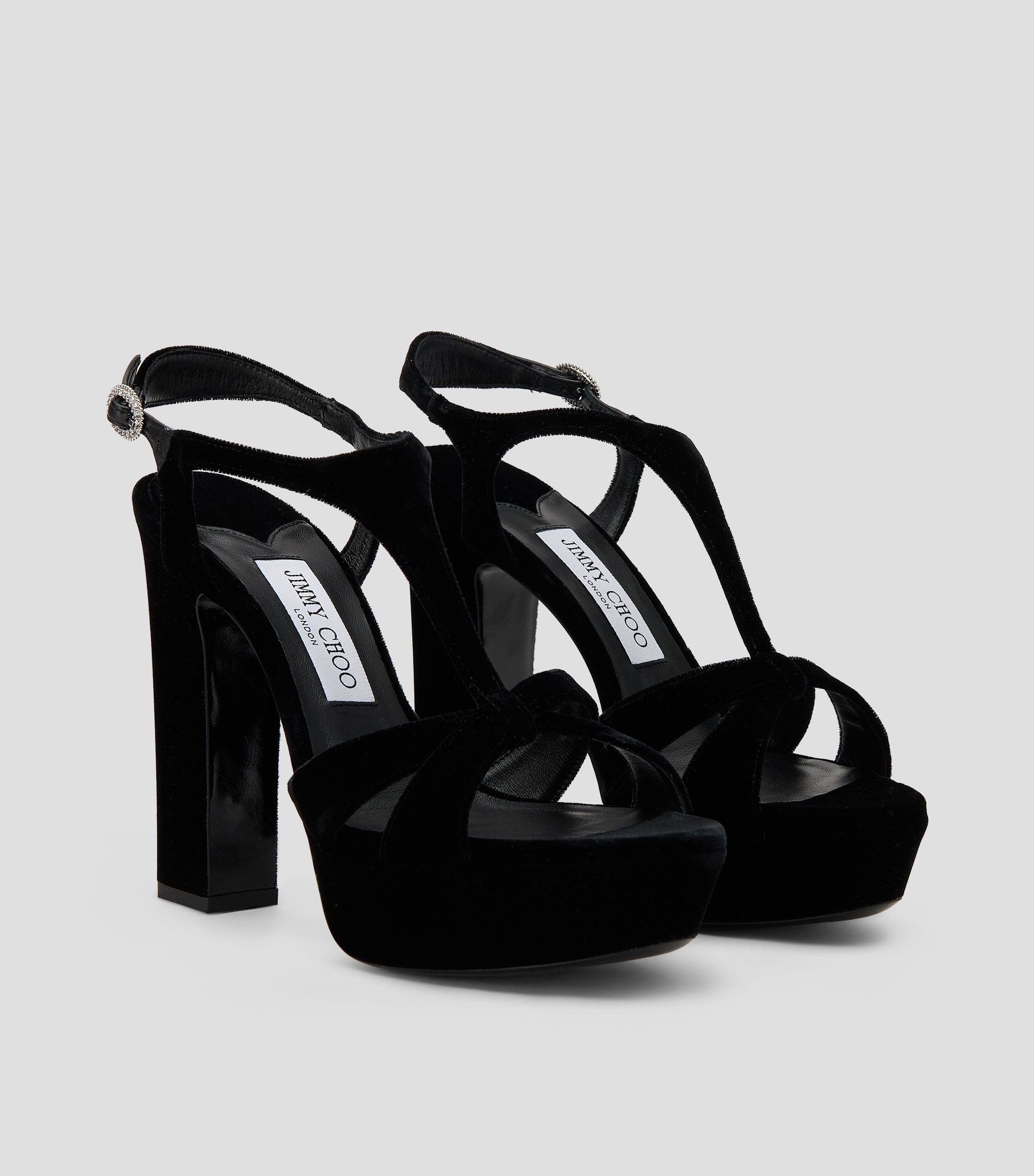 Sandalias con tacón alto ancho y plataforma Kesia Mujer