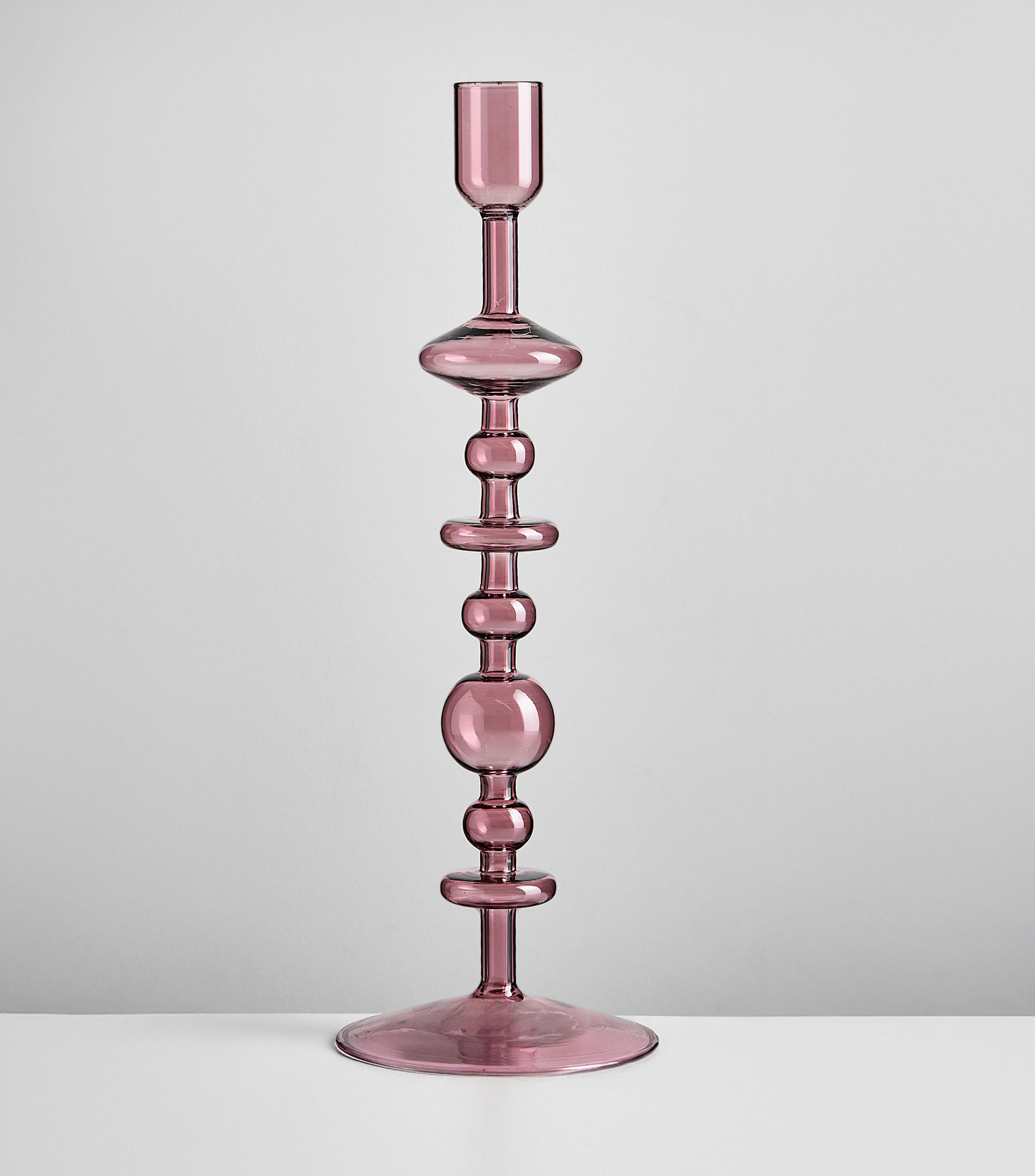 Candelero Like Home en Cristal