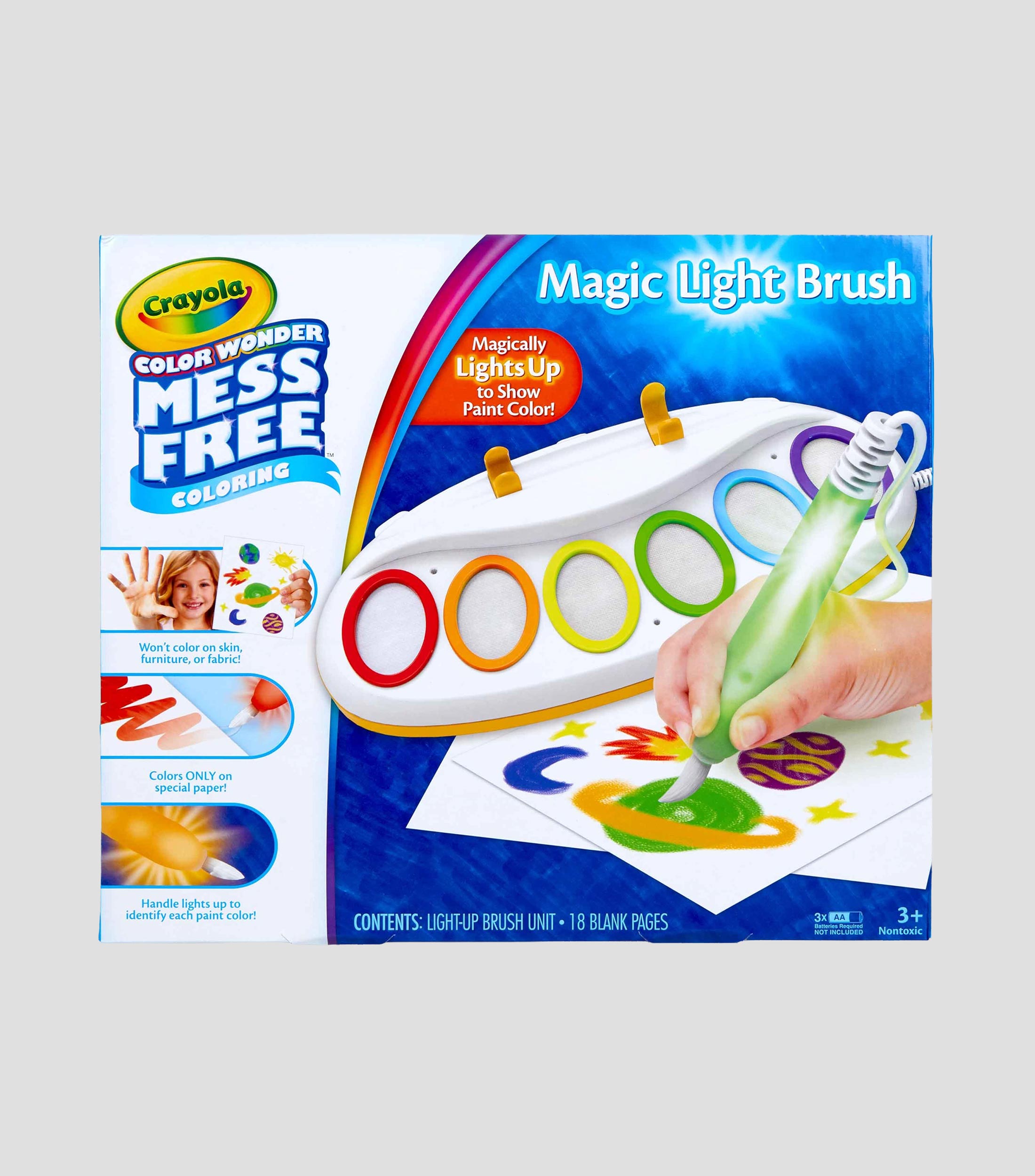 Set de Pintura Mágica Color Wonder Magic Light Brush 19 Piezas