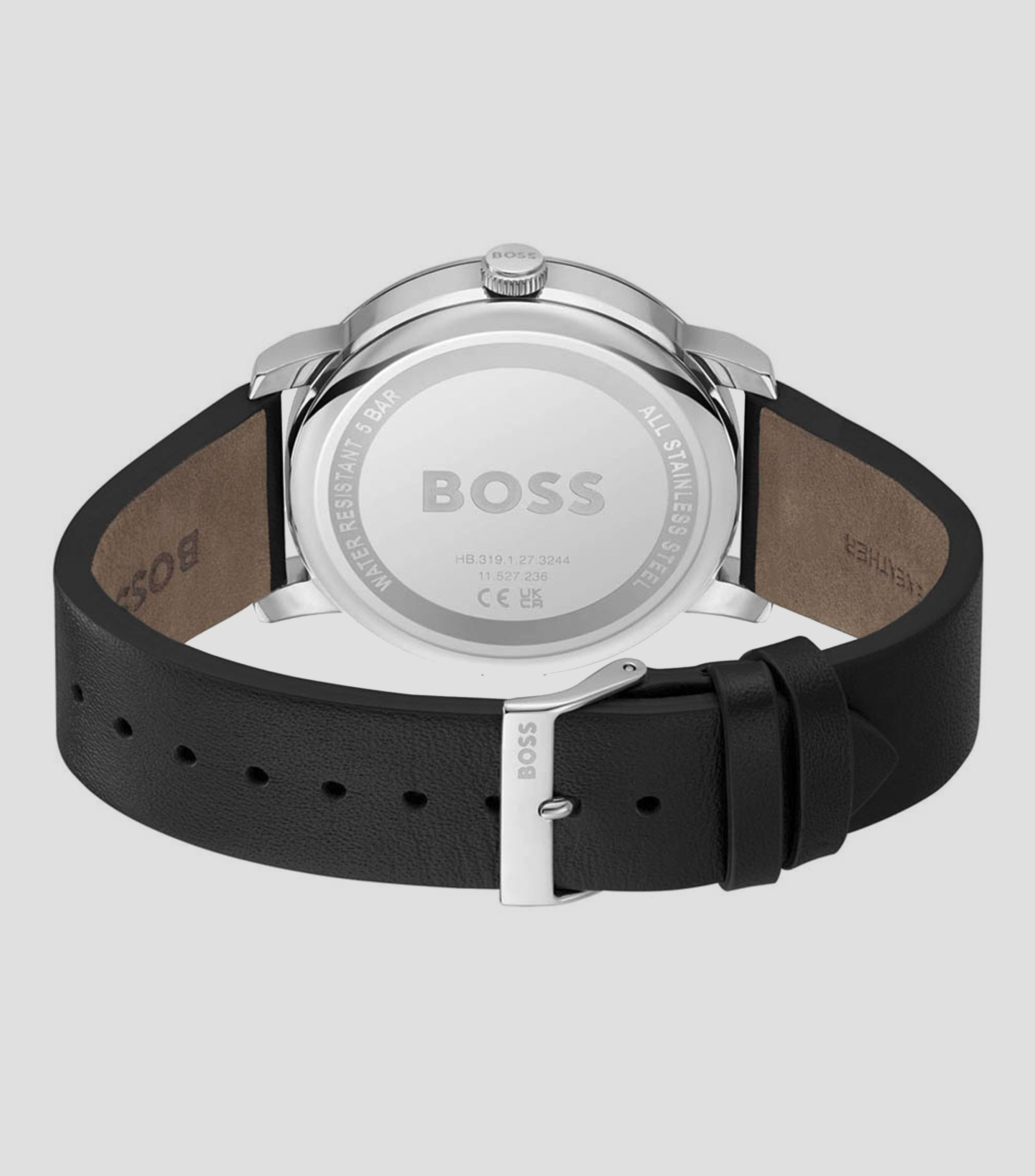 Reloj para Hombre Contender Casual, Plateado, Negro