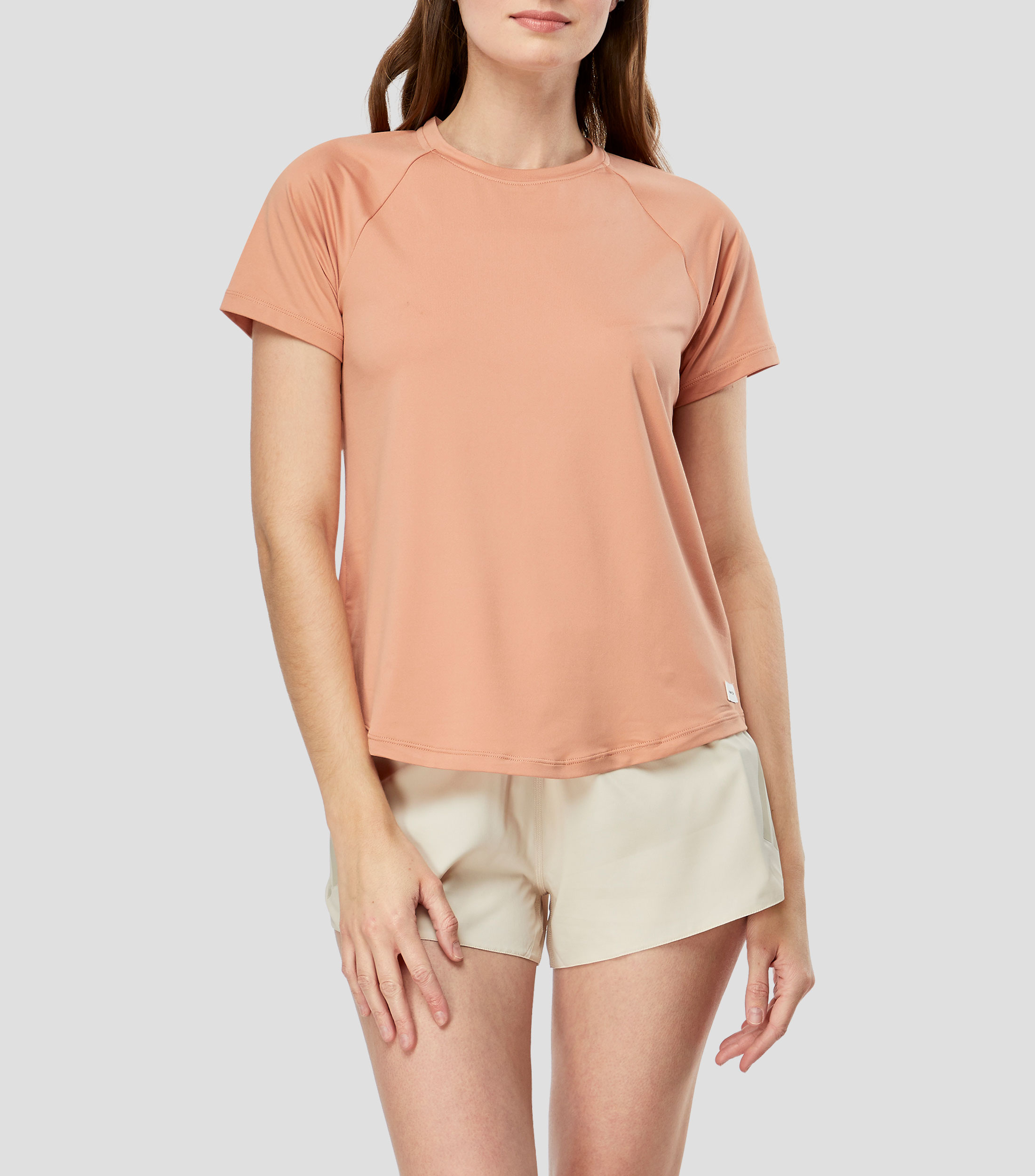 Playera para correr lisa Mujer