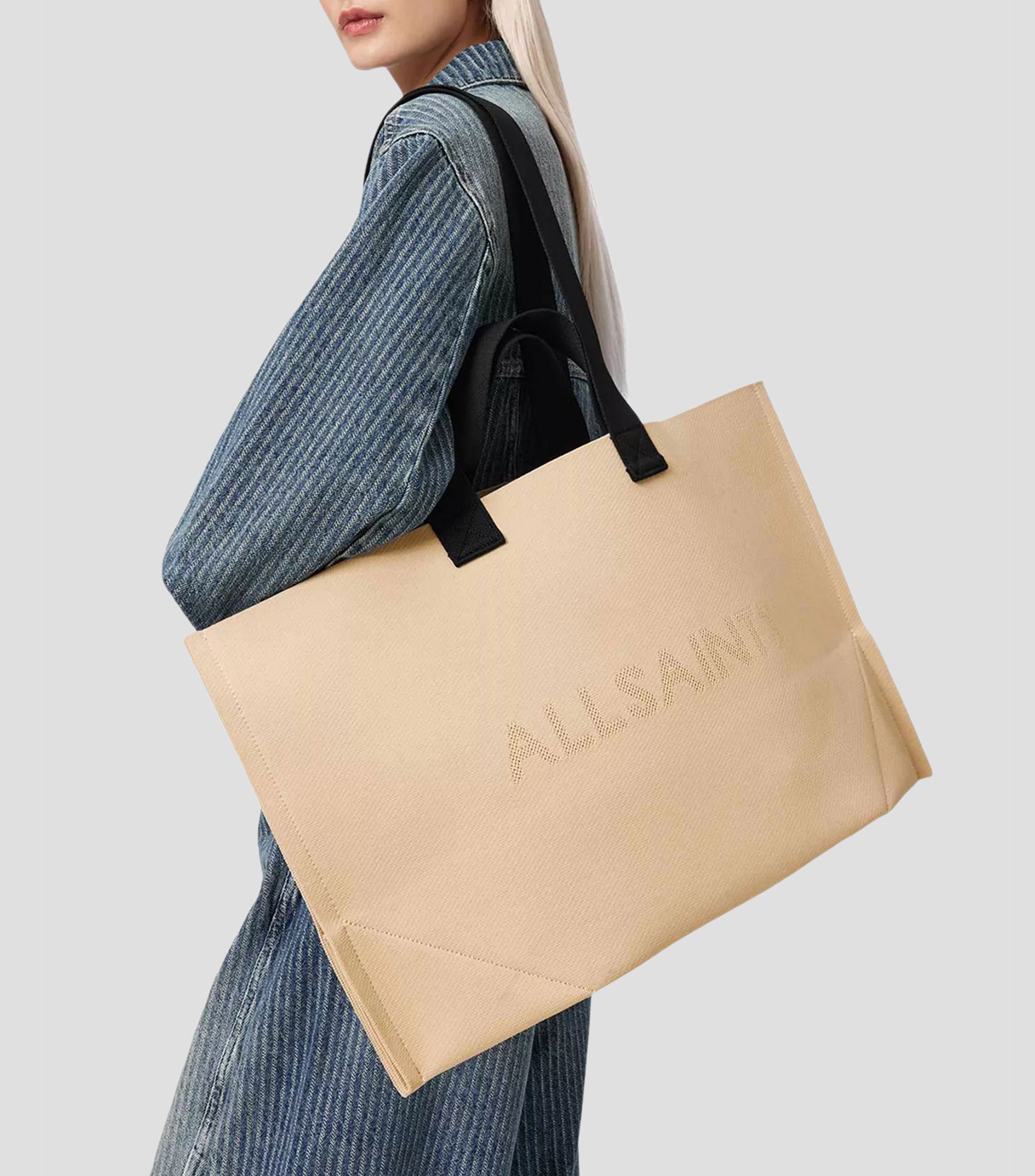 Bolsa Tote Lutece Knit con microdiseños Mujer