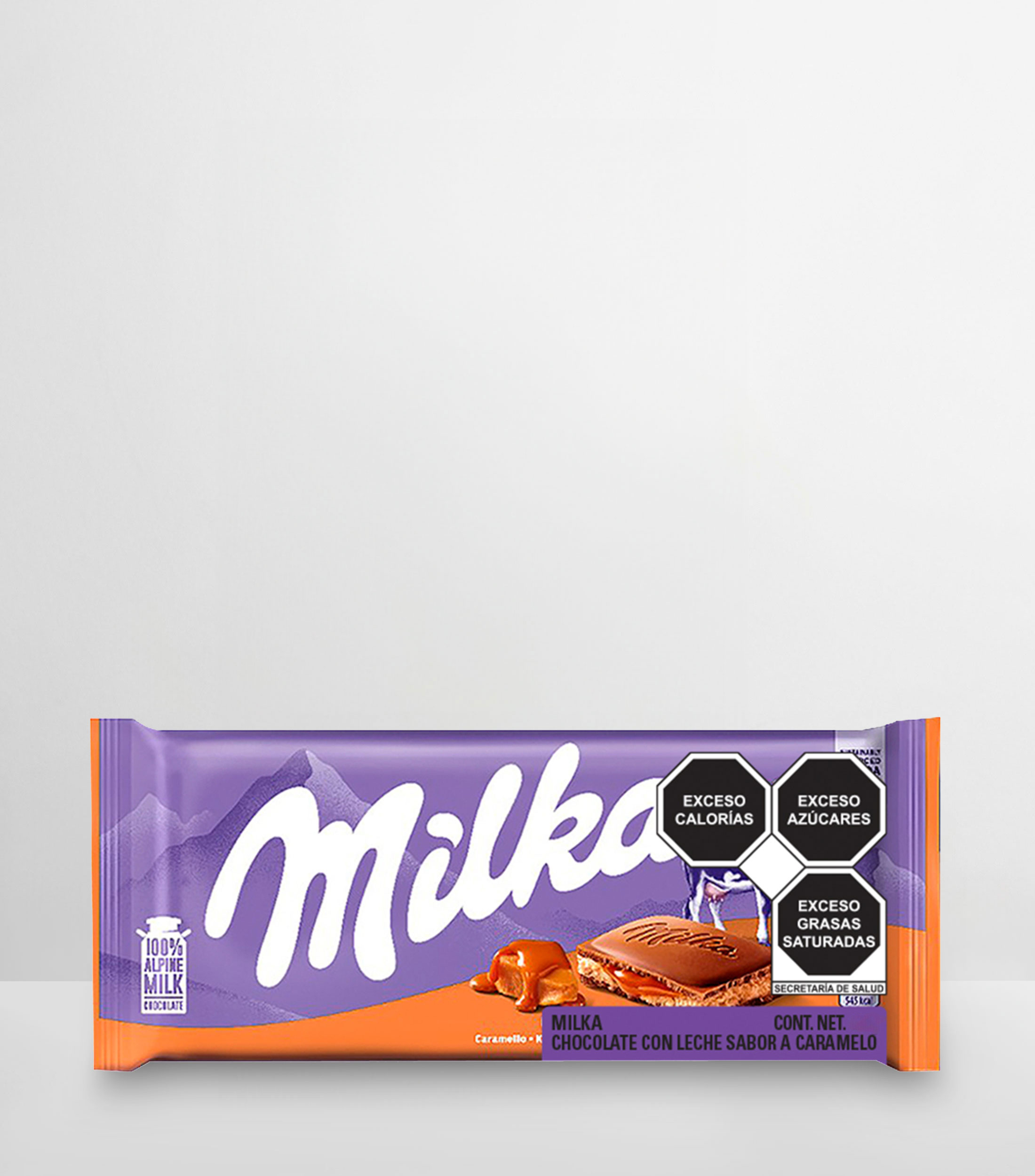 Chocolate con leche sabor a caramelo, 100 gr