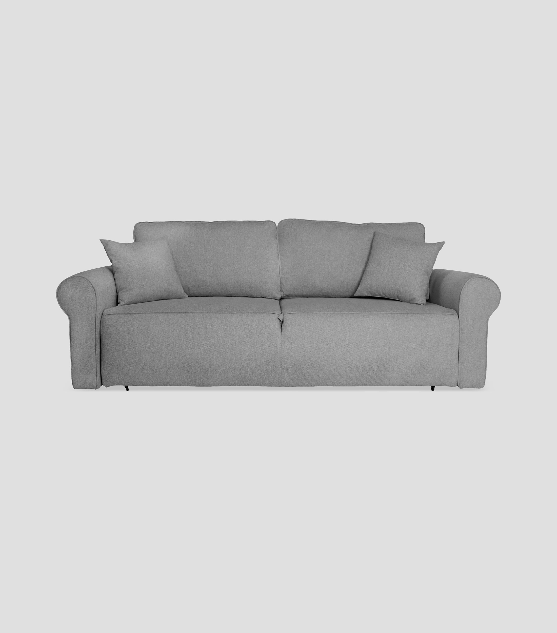 Sofá cama en tela Belagio gris claro
