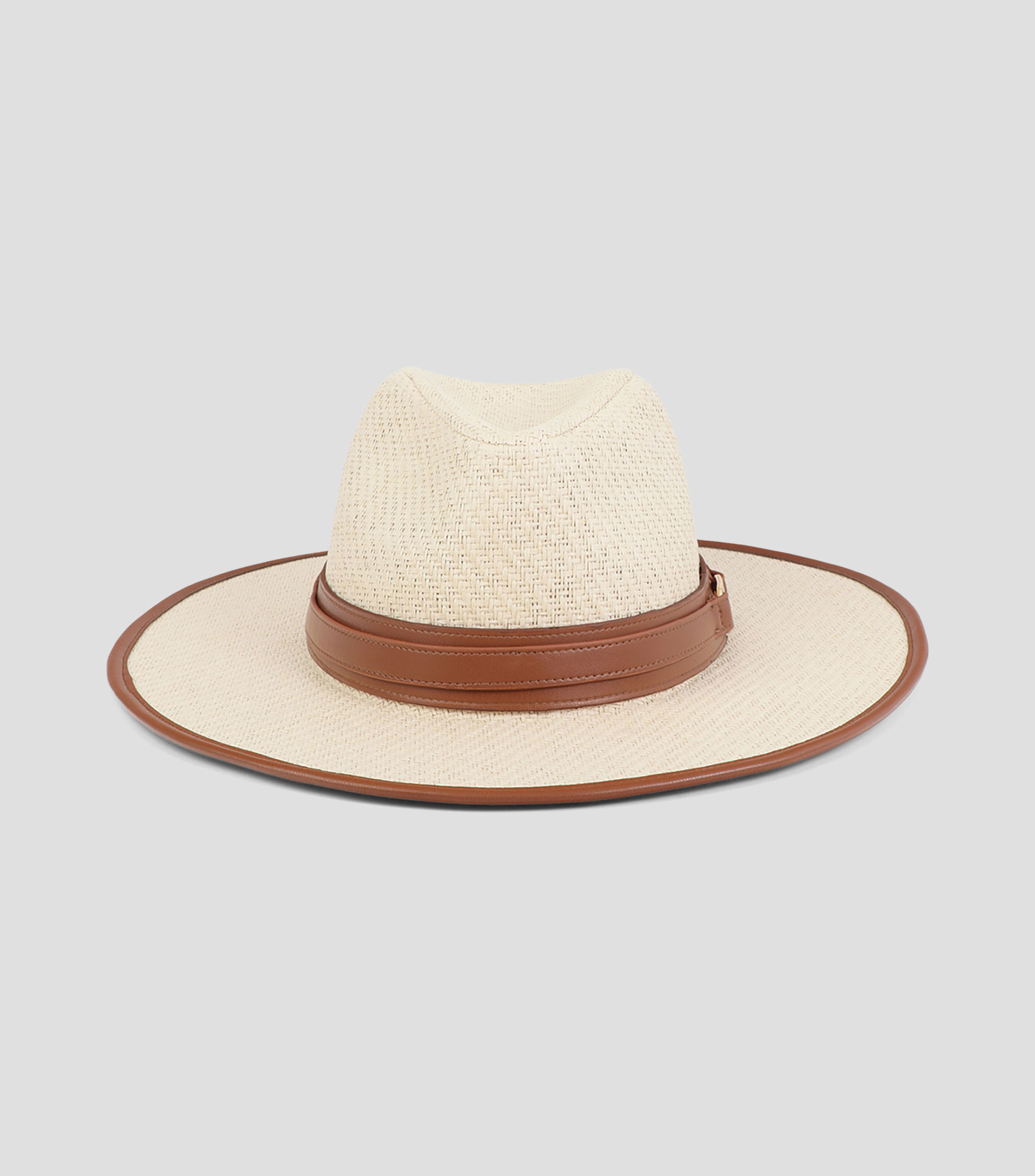 Sombrero Panamá tira con hebilla personalizada Mujer