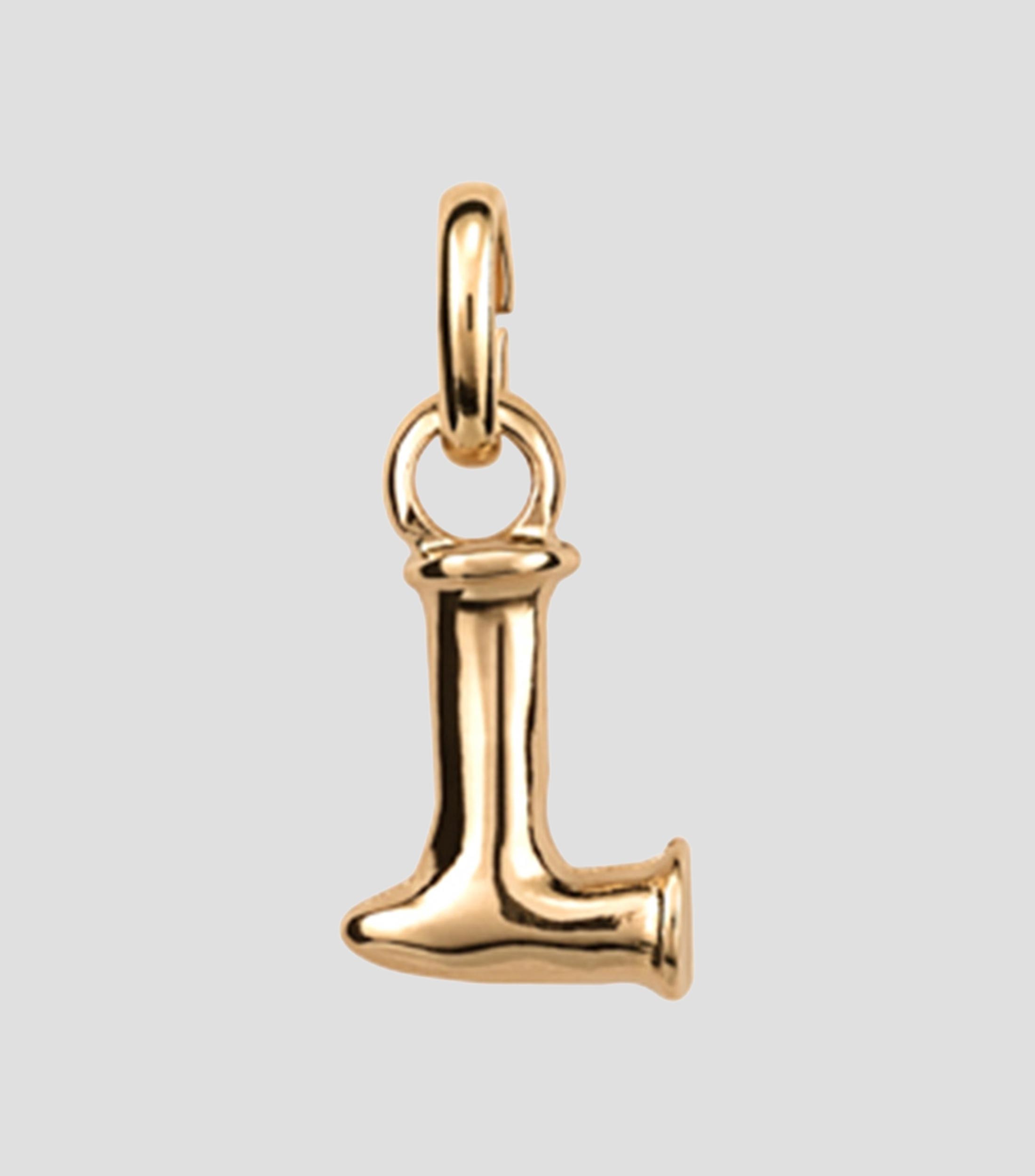 Charm letra L con argolla Mujer