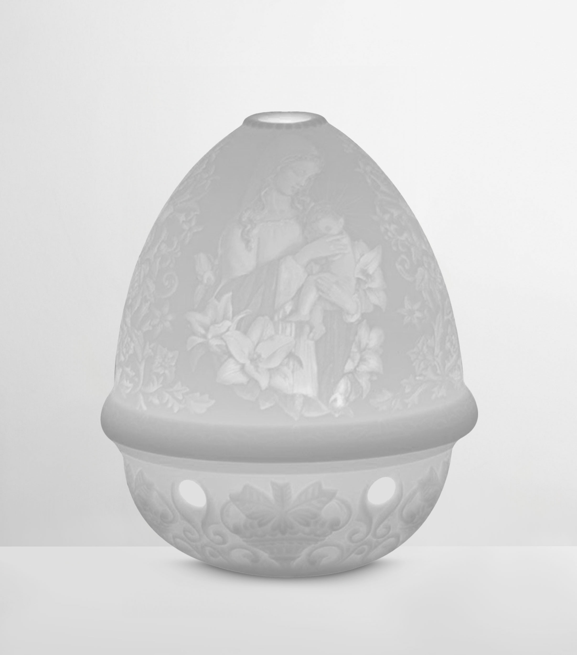 Porta Vela Litofania en porcelana