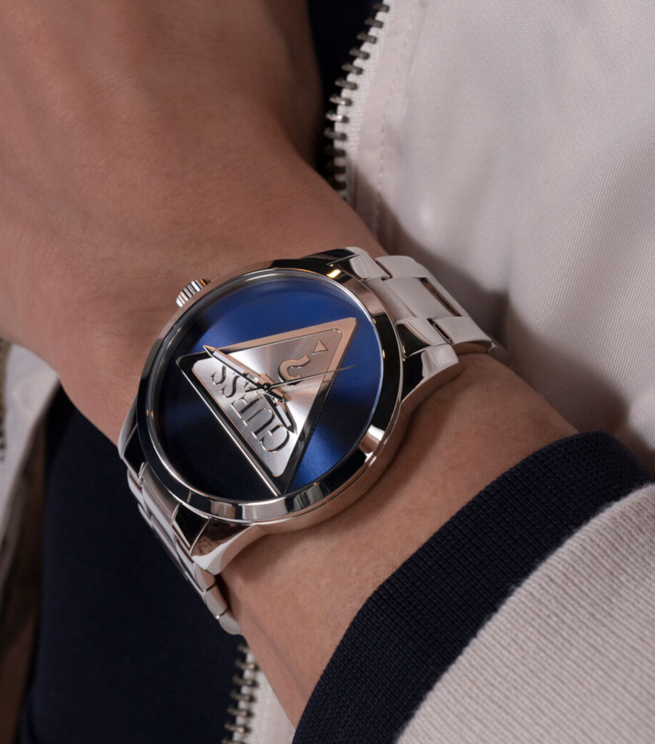 Reloj para Hombre Casual Plateado