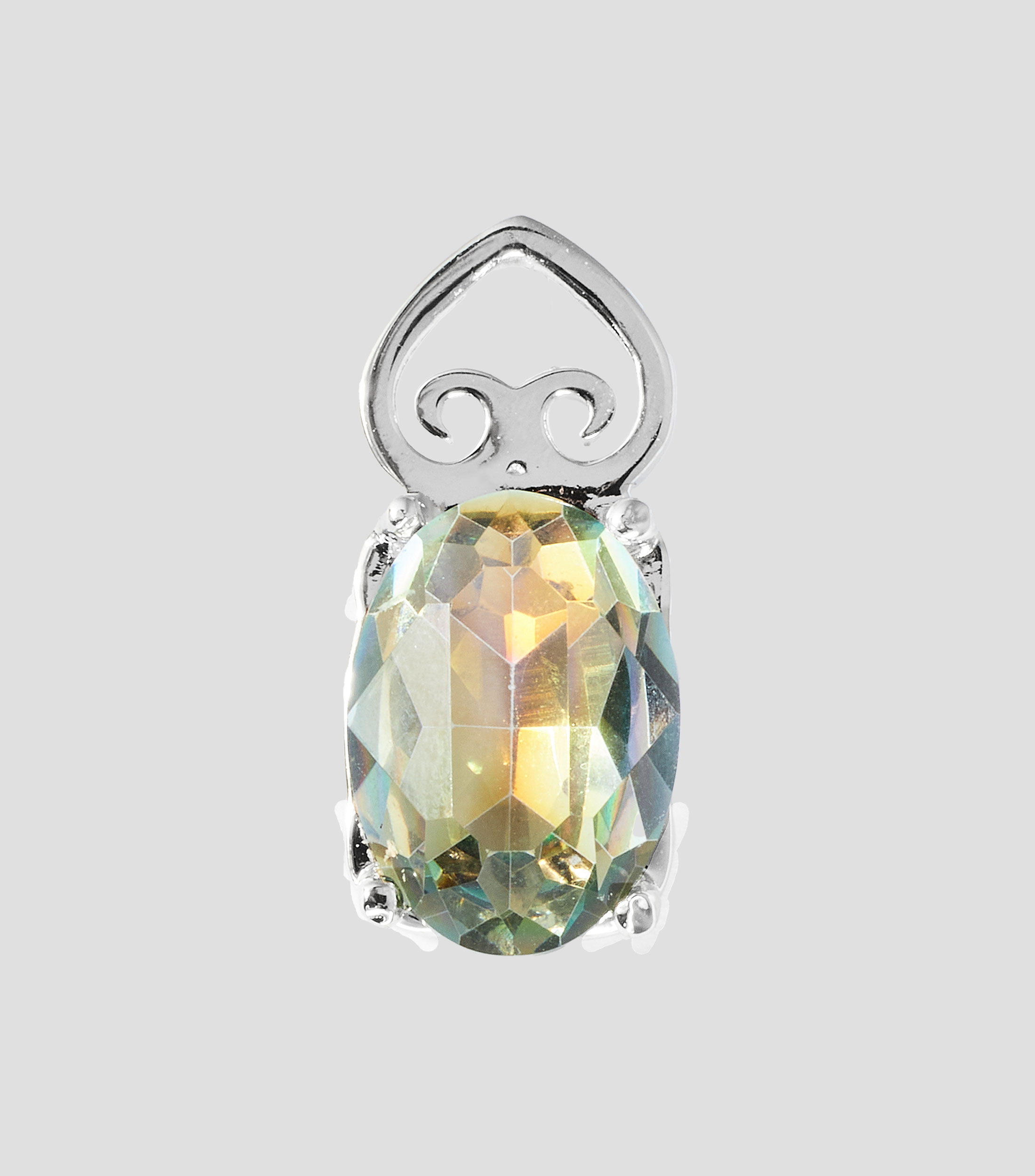 Dije en Plata .925 con cristal Mujer