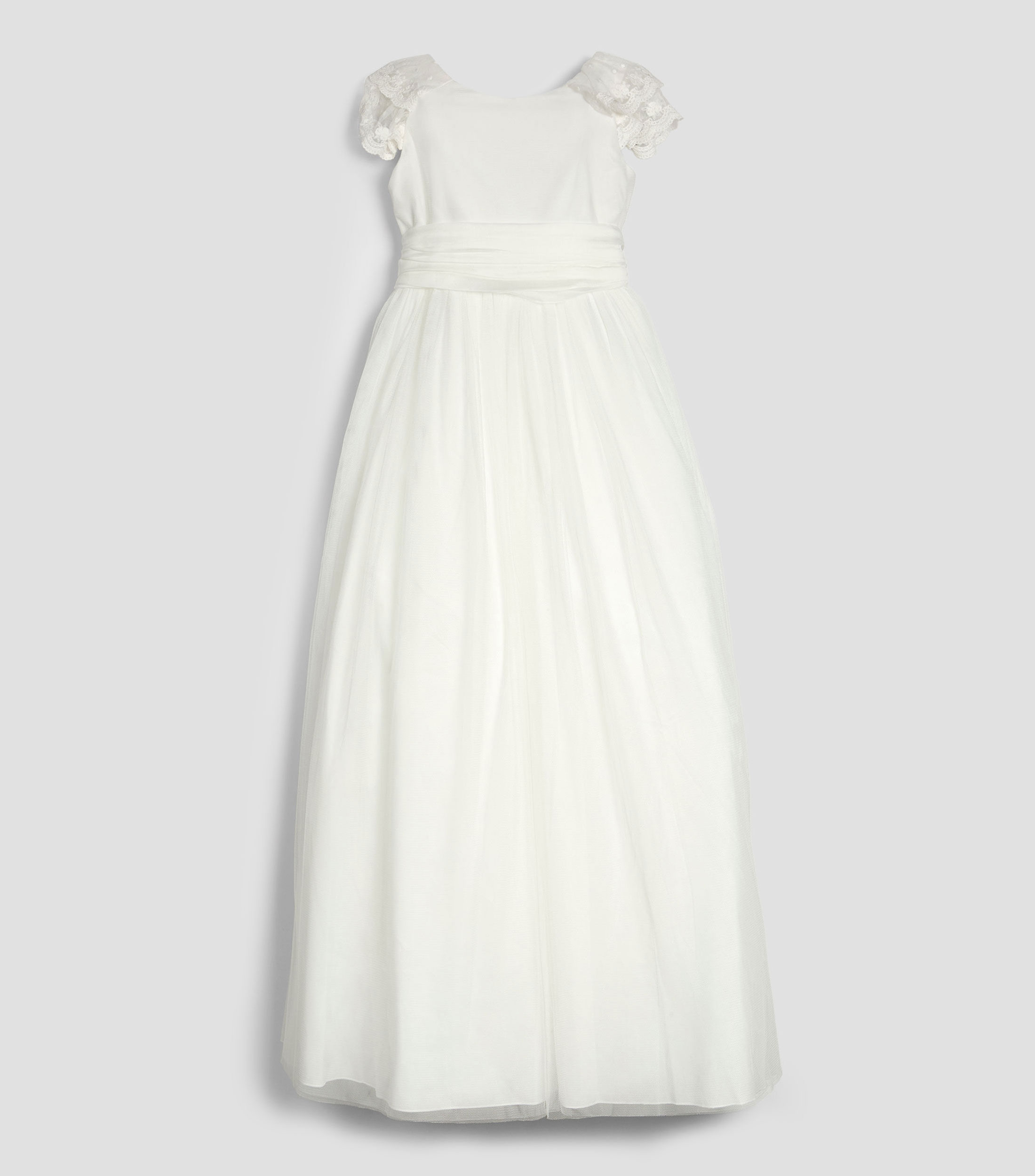 Vestido para ceremonia liso Niña