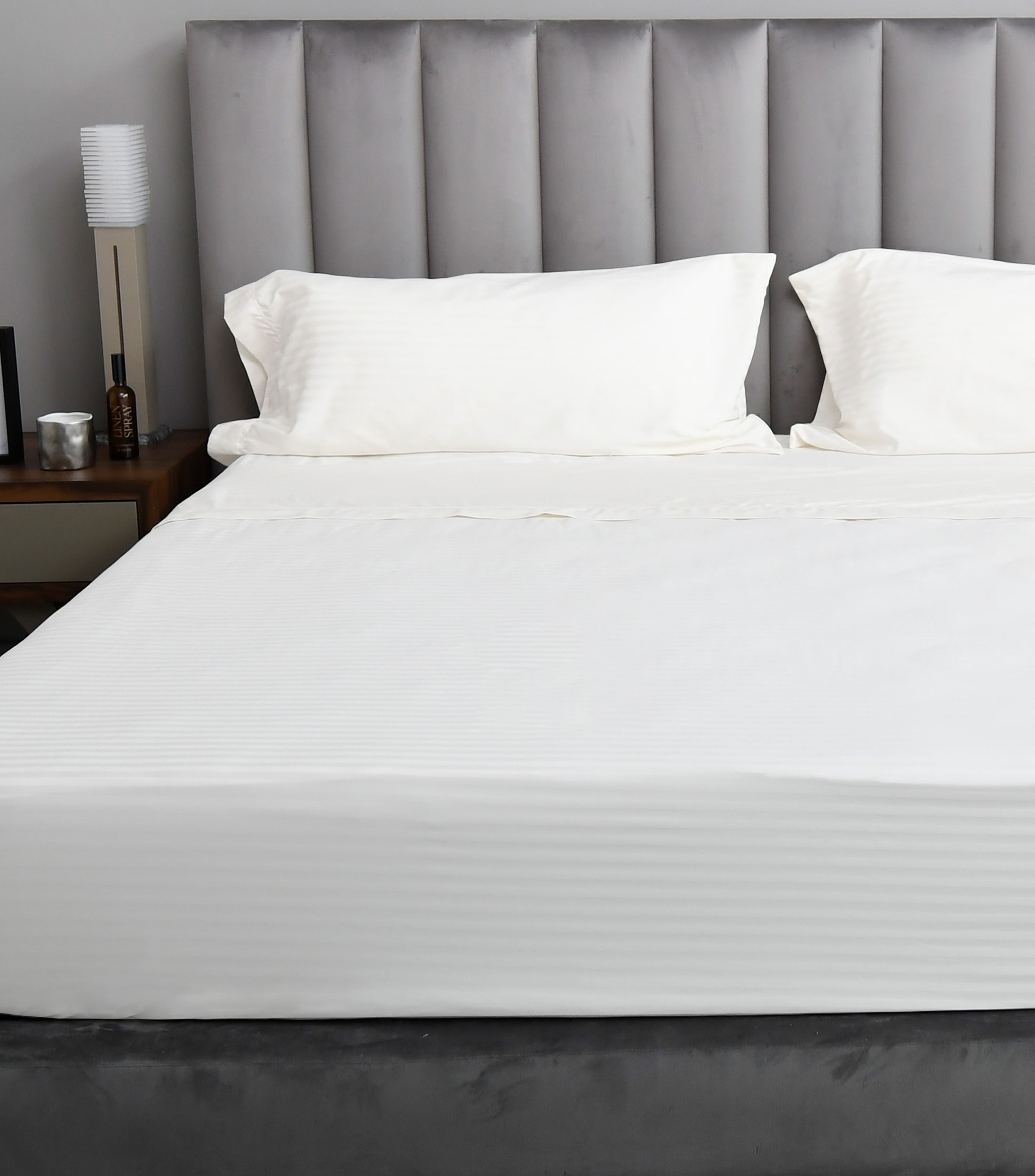 Juego de Sabanas Matrimonial Queen Size en Algodon Suprem Blanco