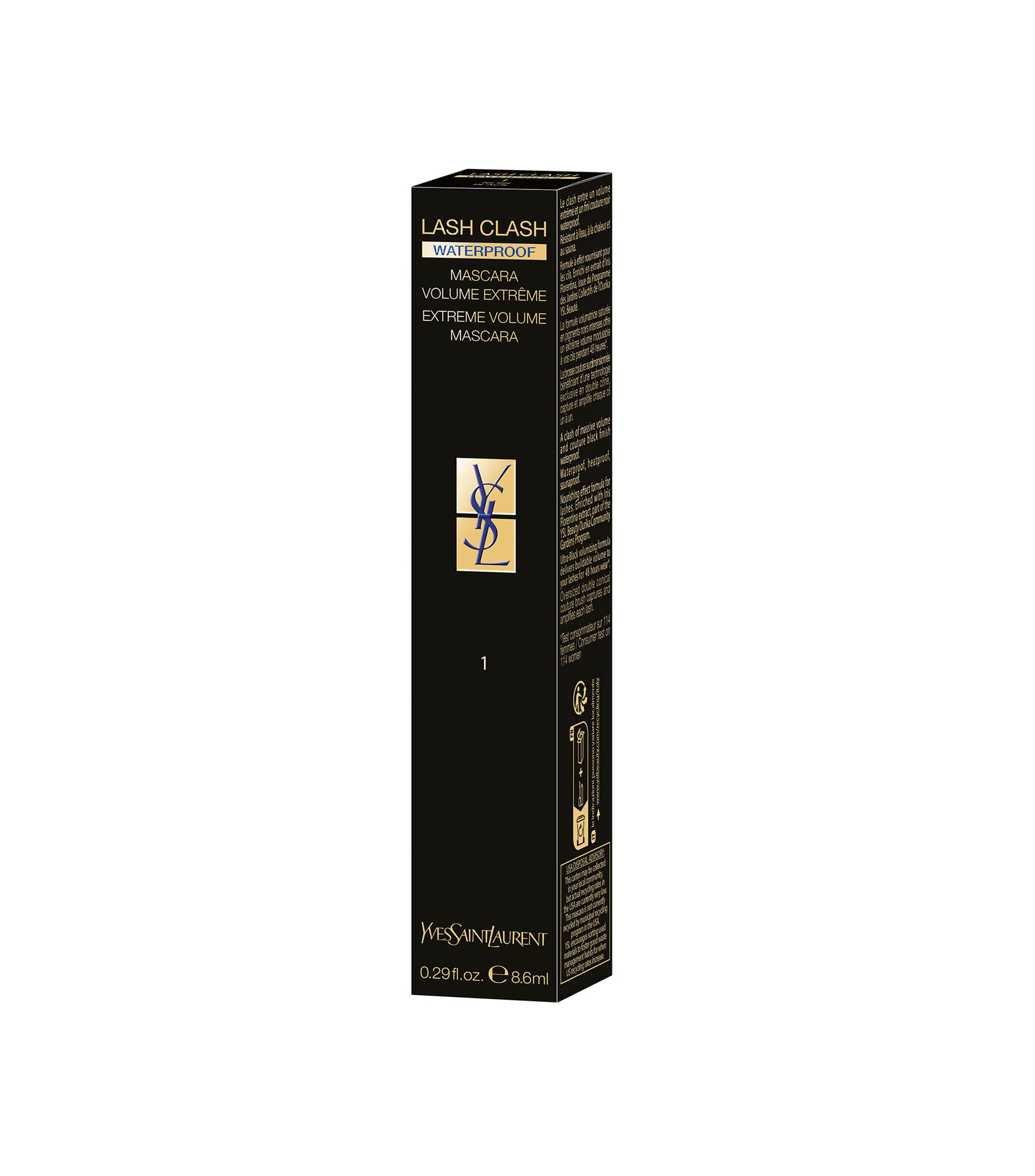 Mascara de pestanas Lash Clash Waterproof, 6 ml