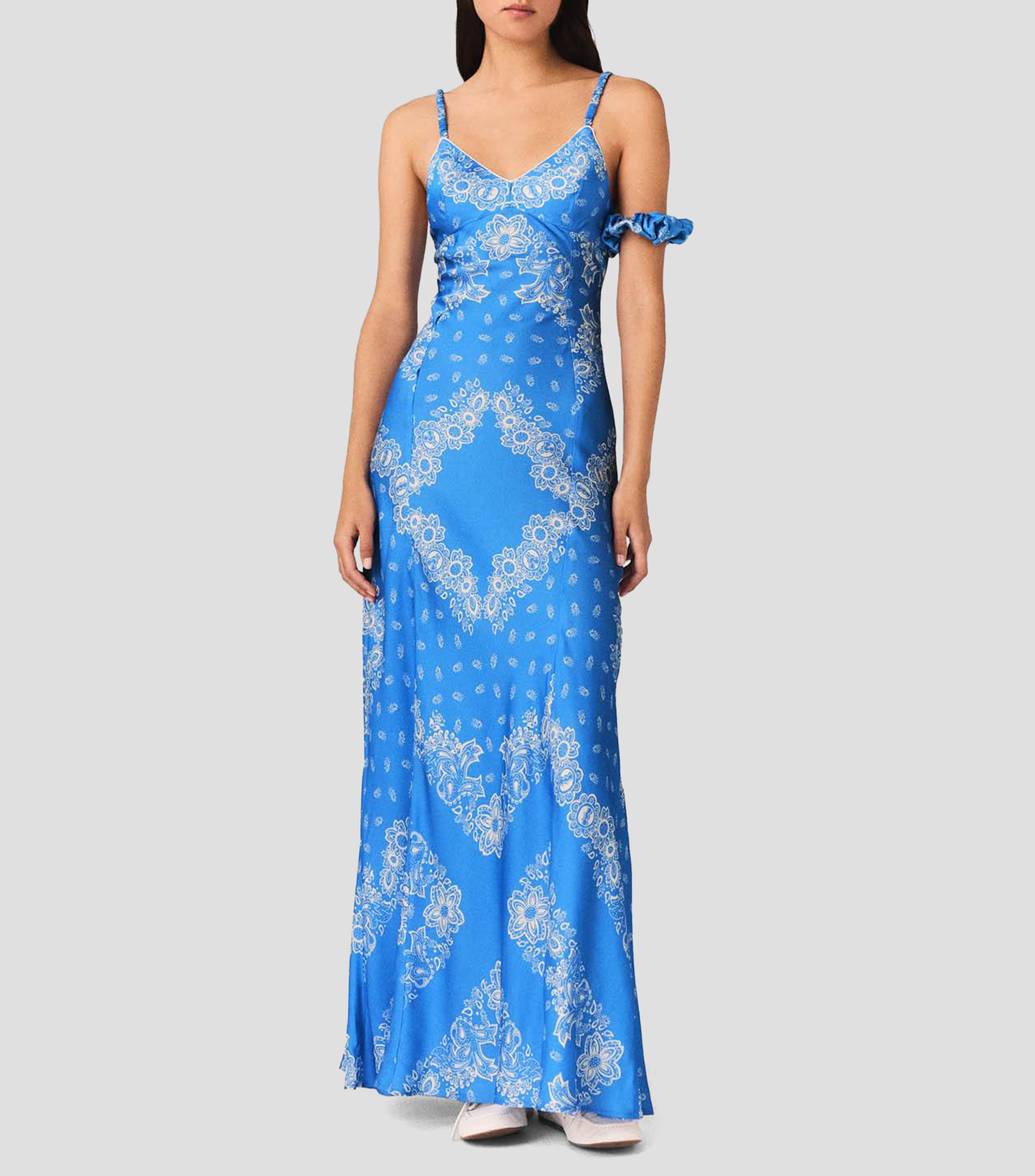 Vestido maxi estampado Rinabo Mujer